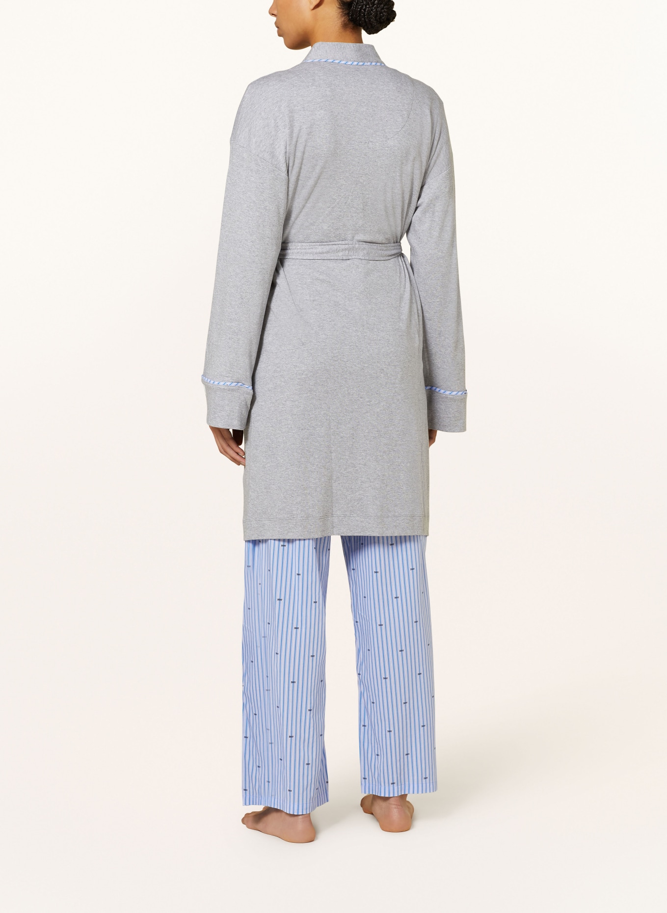 DKNY Women’s bathrobe, Color: GRAY (Image 3)