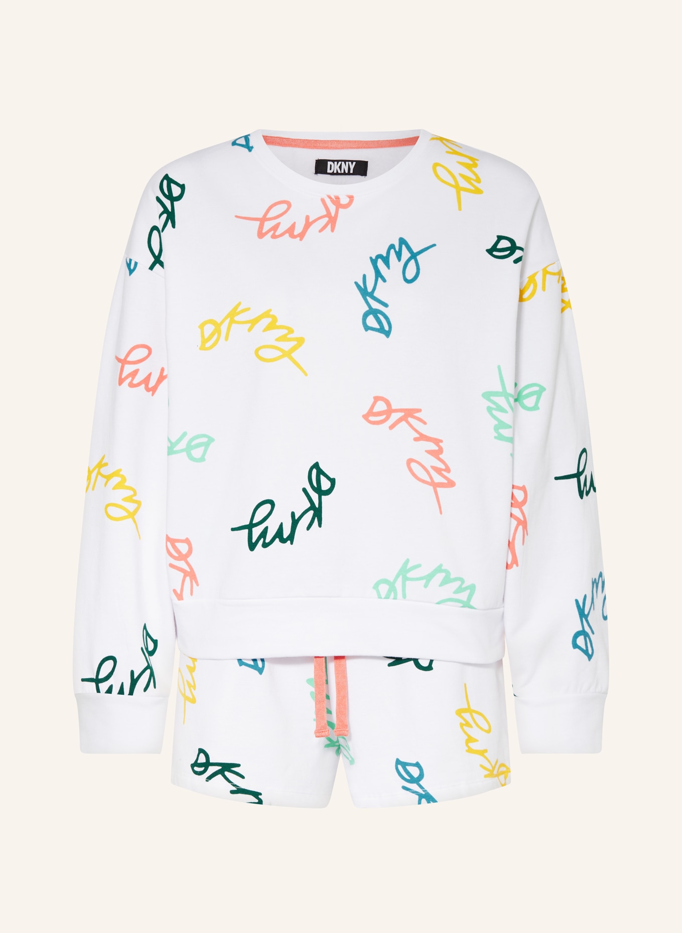 DKNY Pajamas, Color: WHITE/ YELLOW/ GREEN (Image 1)