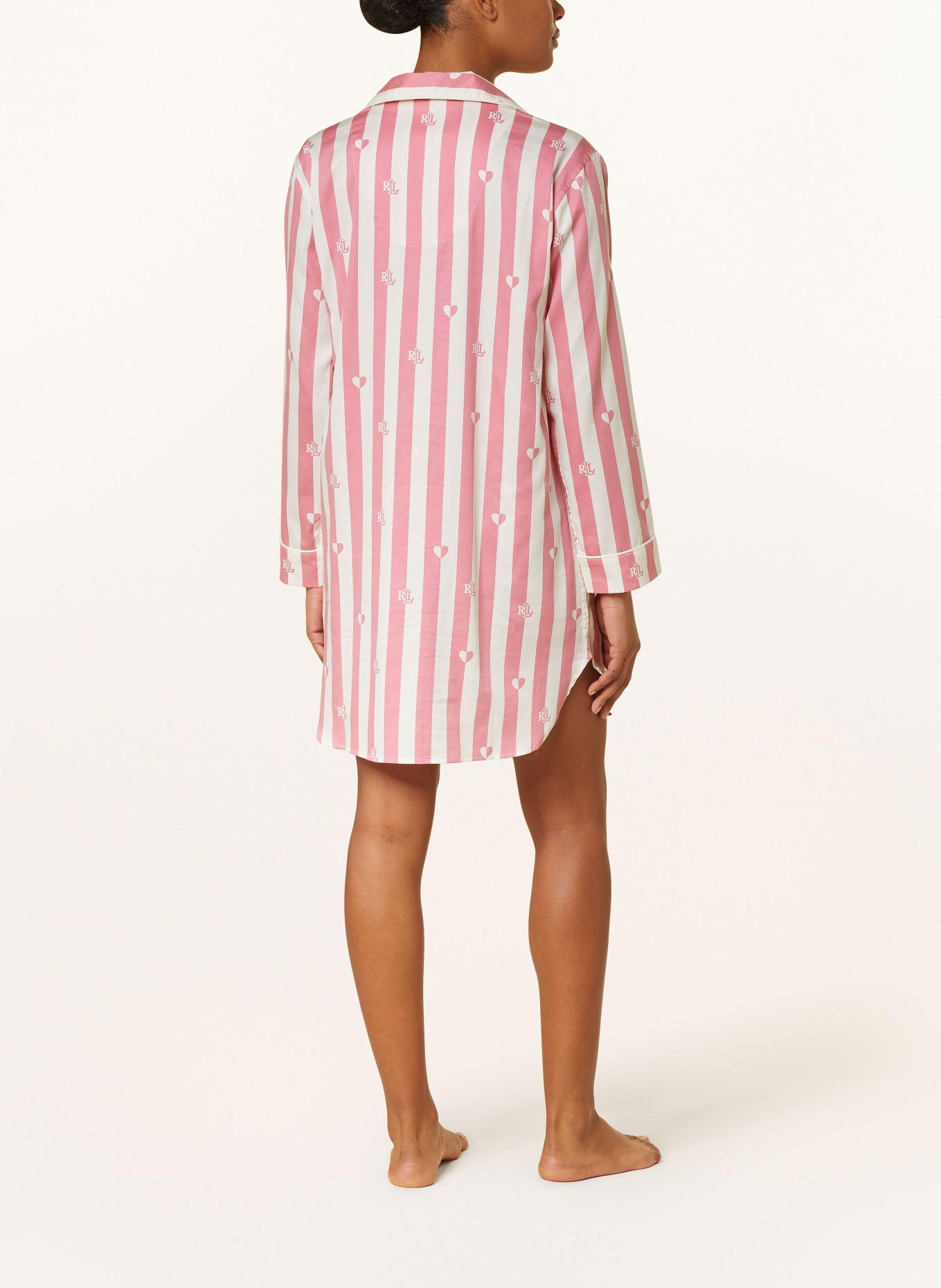 LAUREN RALPH LAUREN Nightgown, Color: PINK/ WHITE (Image 3)