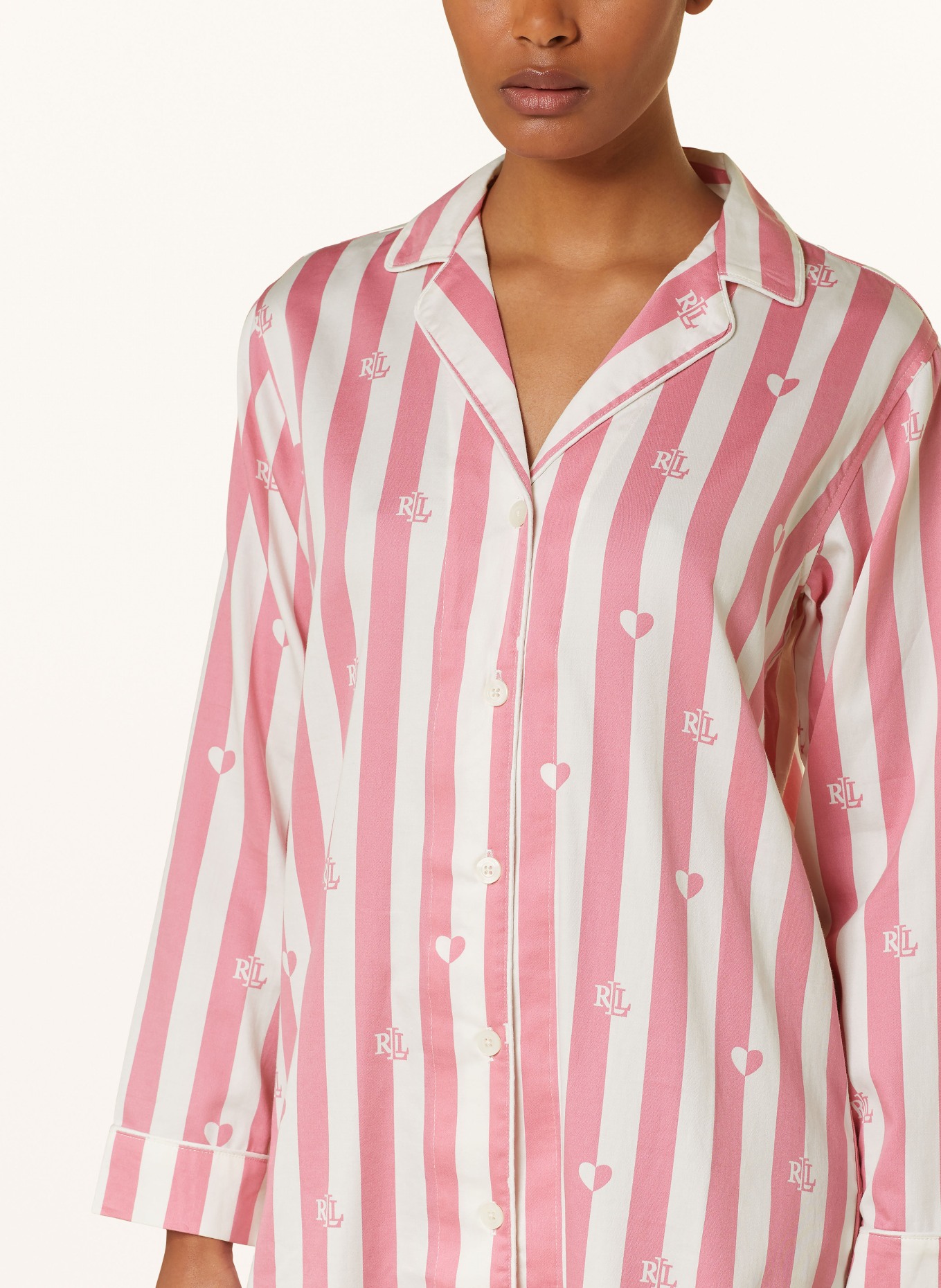 LAUREN RALPH LAUREN Nightgown, Color: PINK/ WHITE (Image 4)