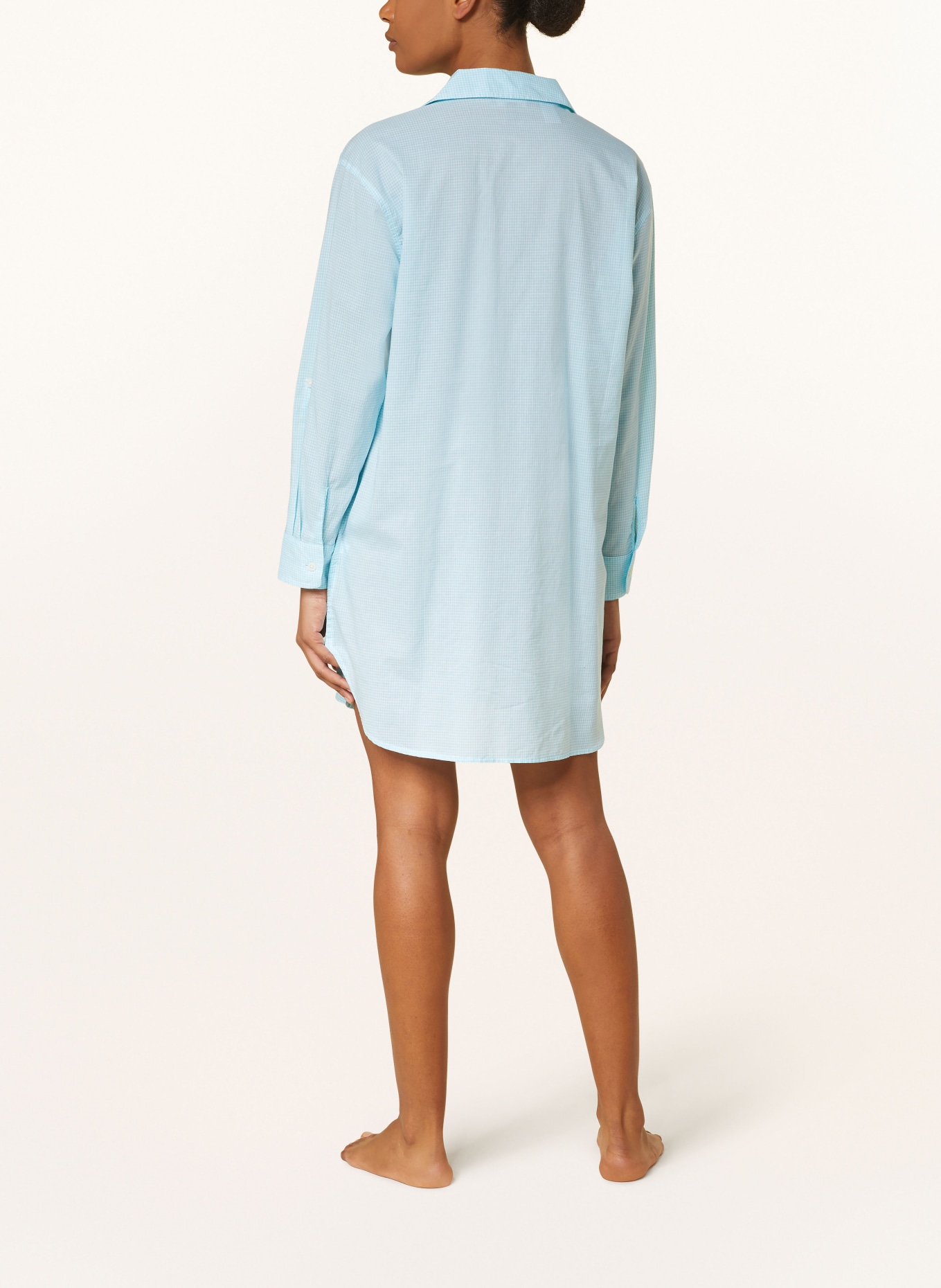 LAUREN RALPH LAUREN Nightgown, Color: TURQUOISE/ WHITE (Image 3)
