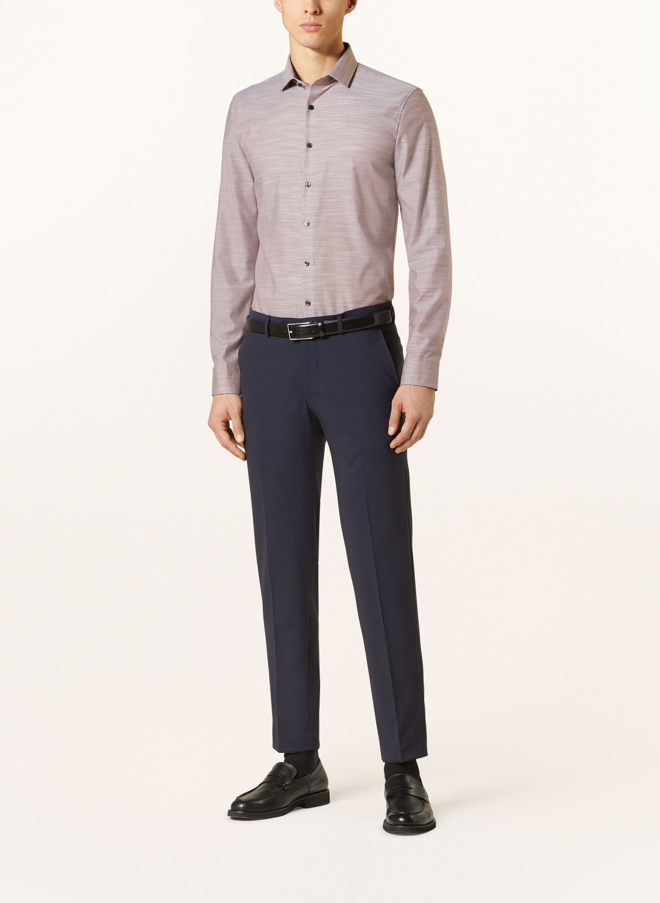 OLYMP Hemd Super Slim Fit: BRAUN