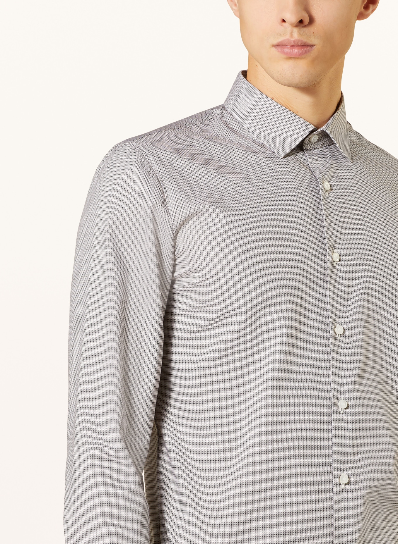OLYMP Košile Super Slim Fit, Barva: SVĚTLE HNĚDÁ (Obrázek 4)