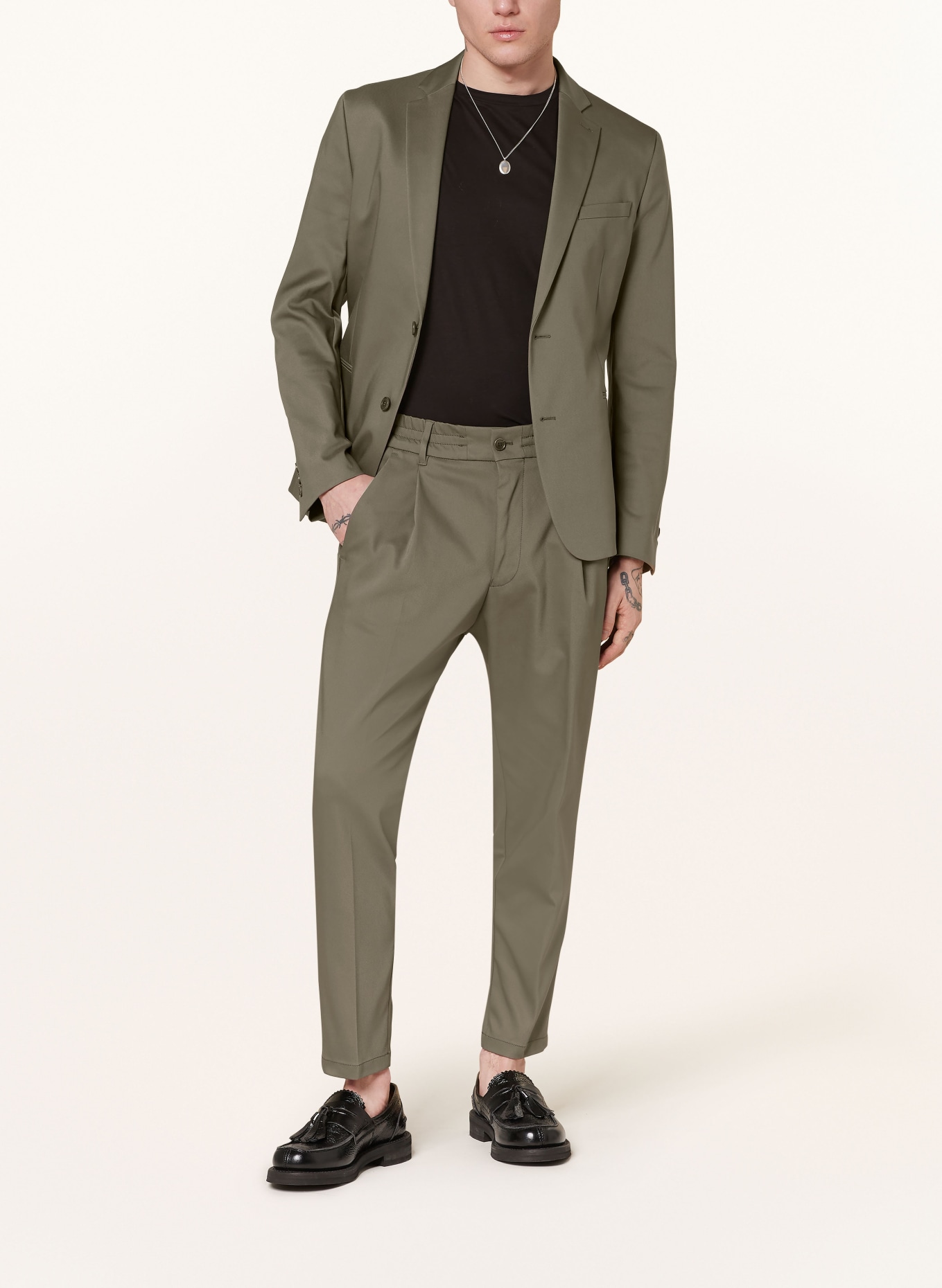 DRYKORN Oblekové kalhoty CHASY Extra Slim Fit, Barva: 2109 grün (Obrázek 2)