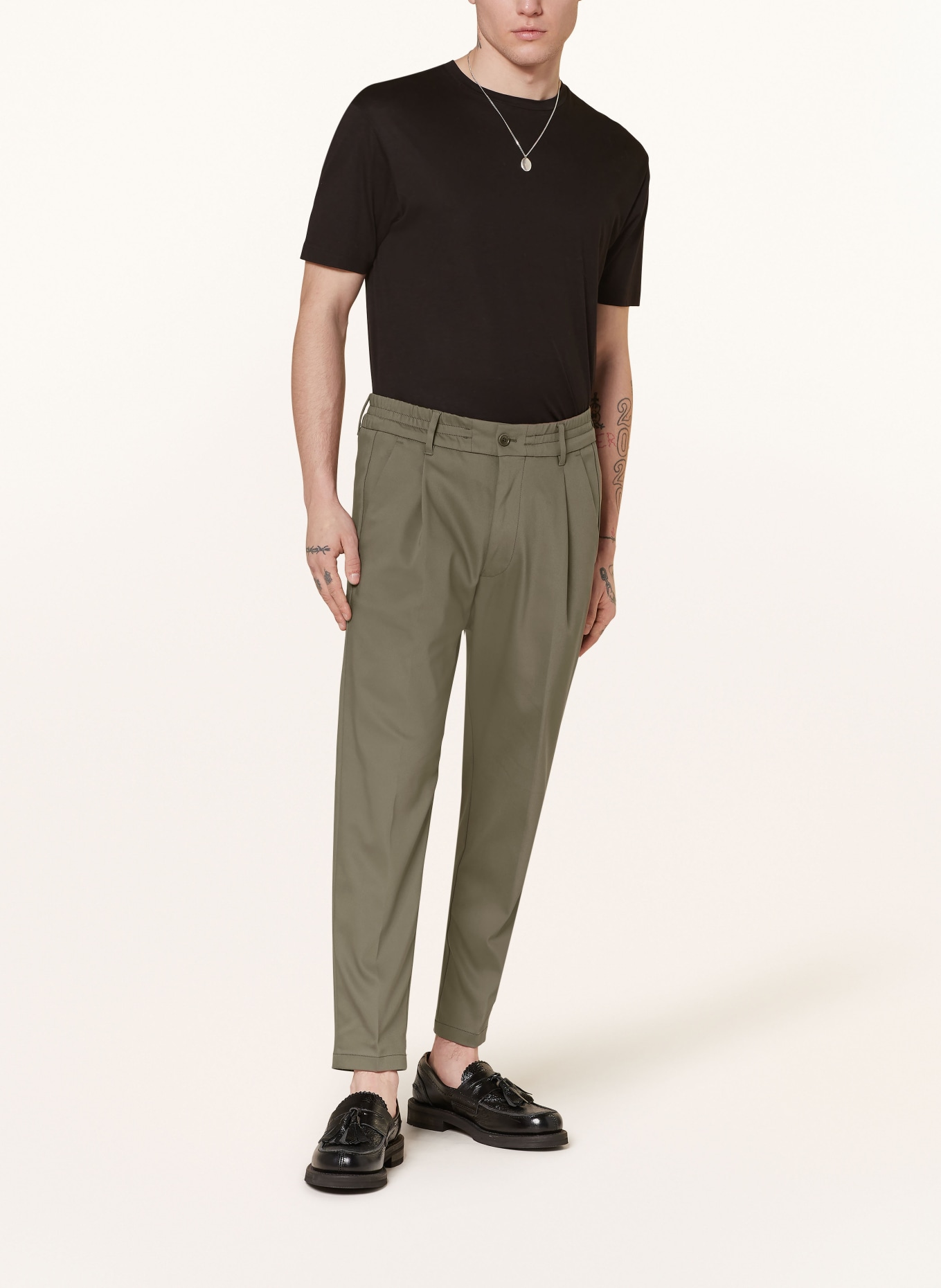 DRYKORN Oblekové kalhoty CHASY Extra Slim Fit, Barva: 2109 grün (Obrázek 3)