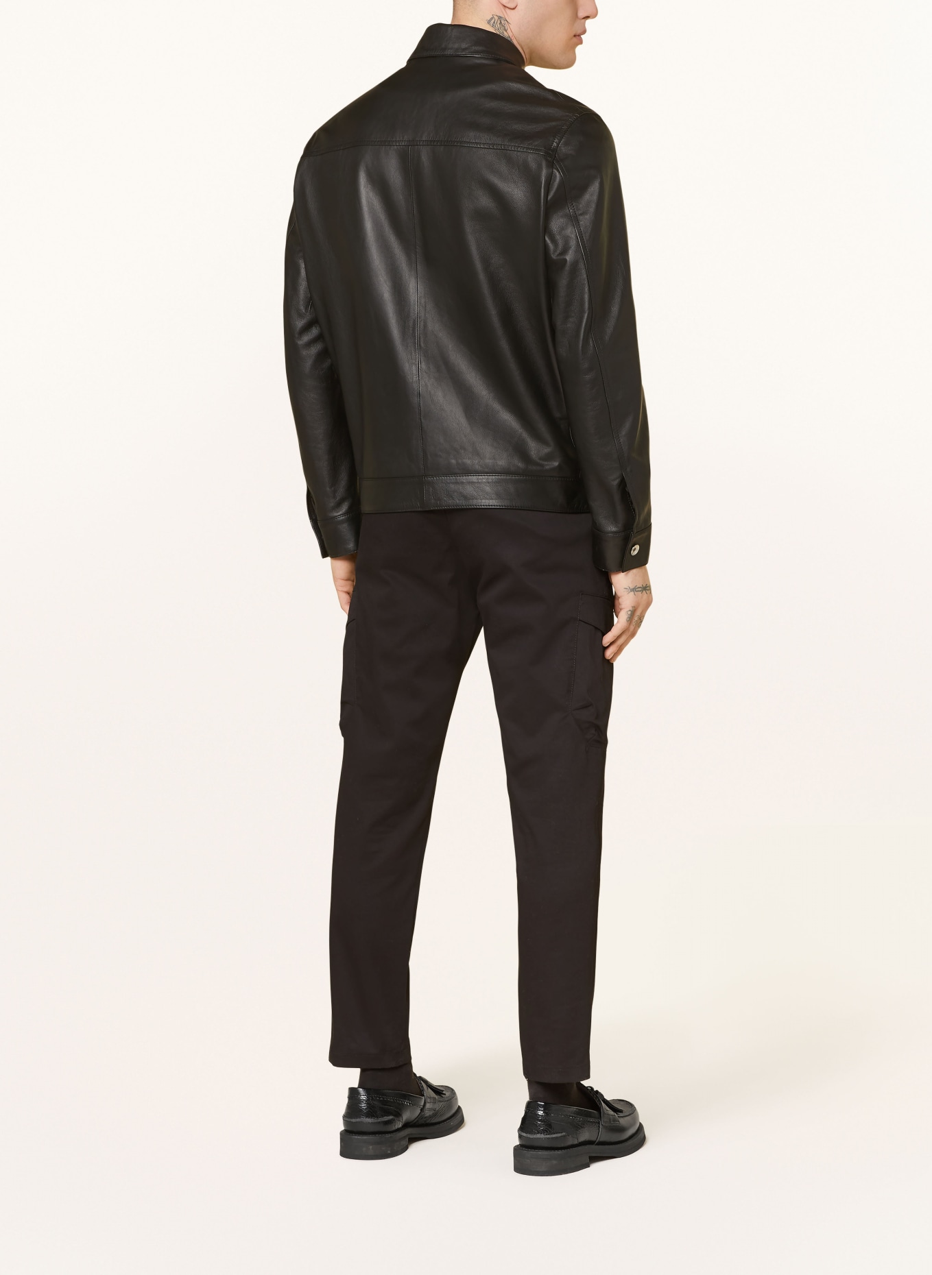 DRYKORN Leather jacket RIKKA, Color: 1000 SCHWARZ (Image 3)
