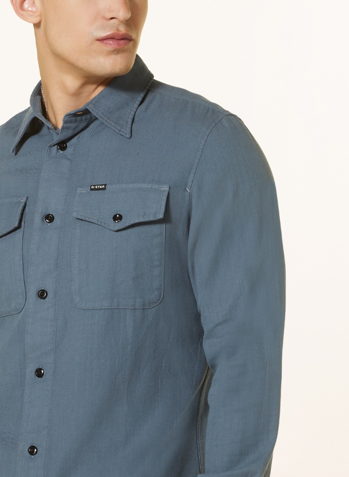 G-Star RAW Shirt slim fit, Color: DARK BLUE (Image 4)