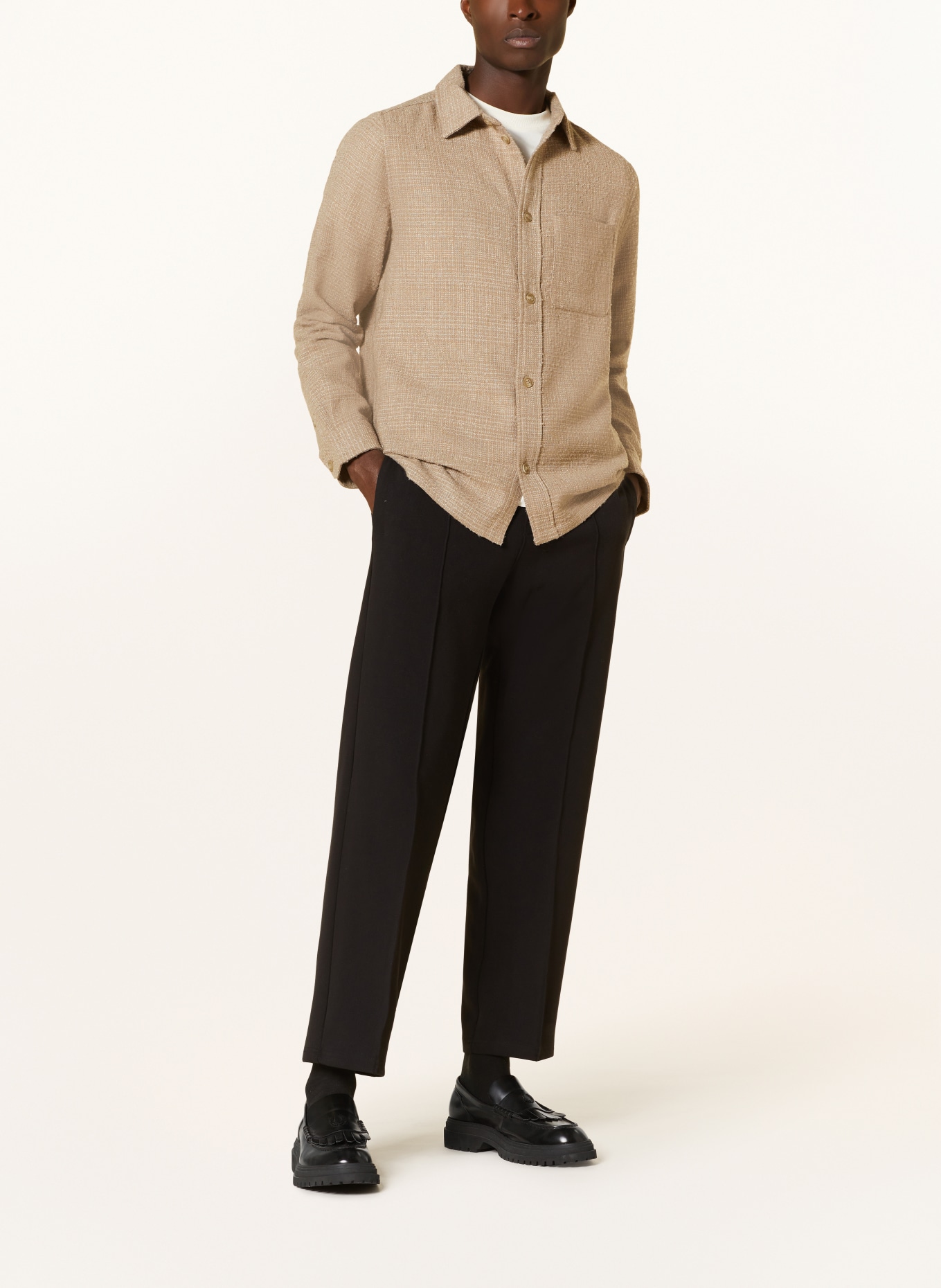 LES DEUX Shirt KEVIN regular fit, Color: BEIGE (Image 2)
