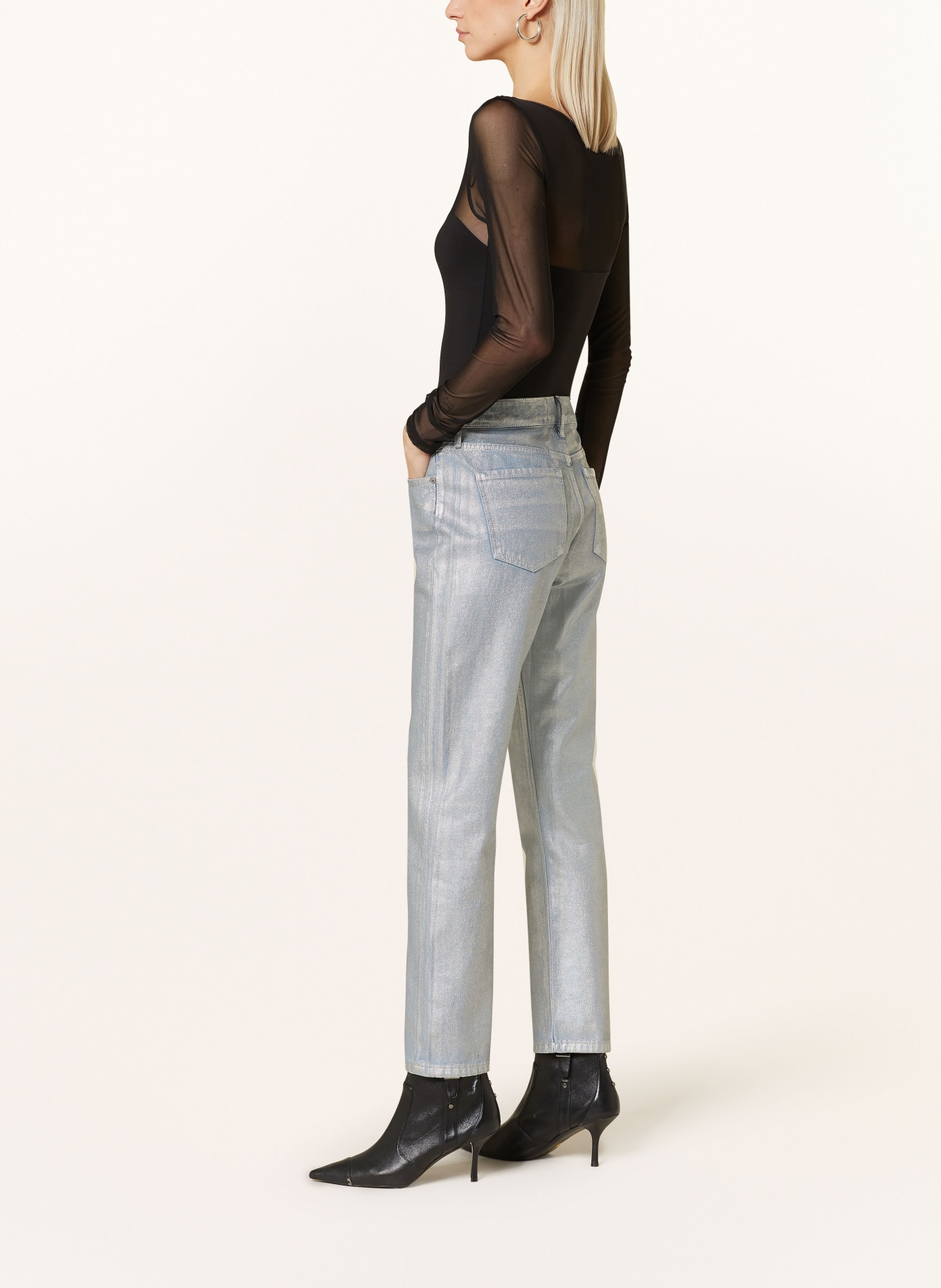 Pepe Jeans Jeansy coated, Kolor: 000 DENIM (Obrazek 4)