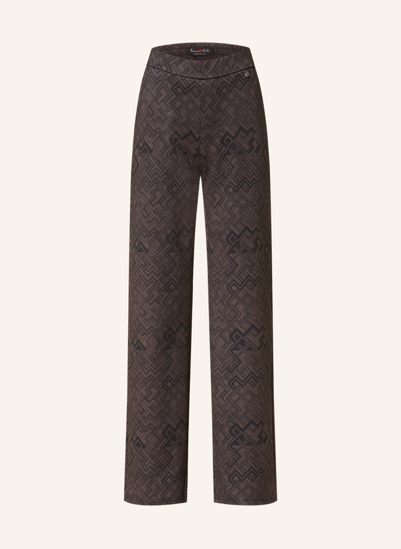 Buena Vista Wide leg trousers LISA, Color: GRAY/ BLACK (Image 1)