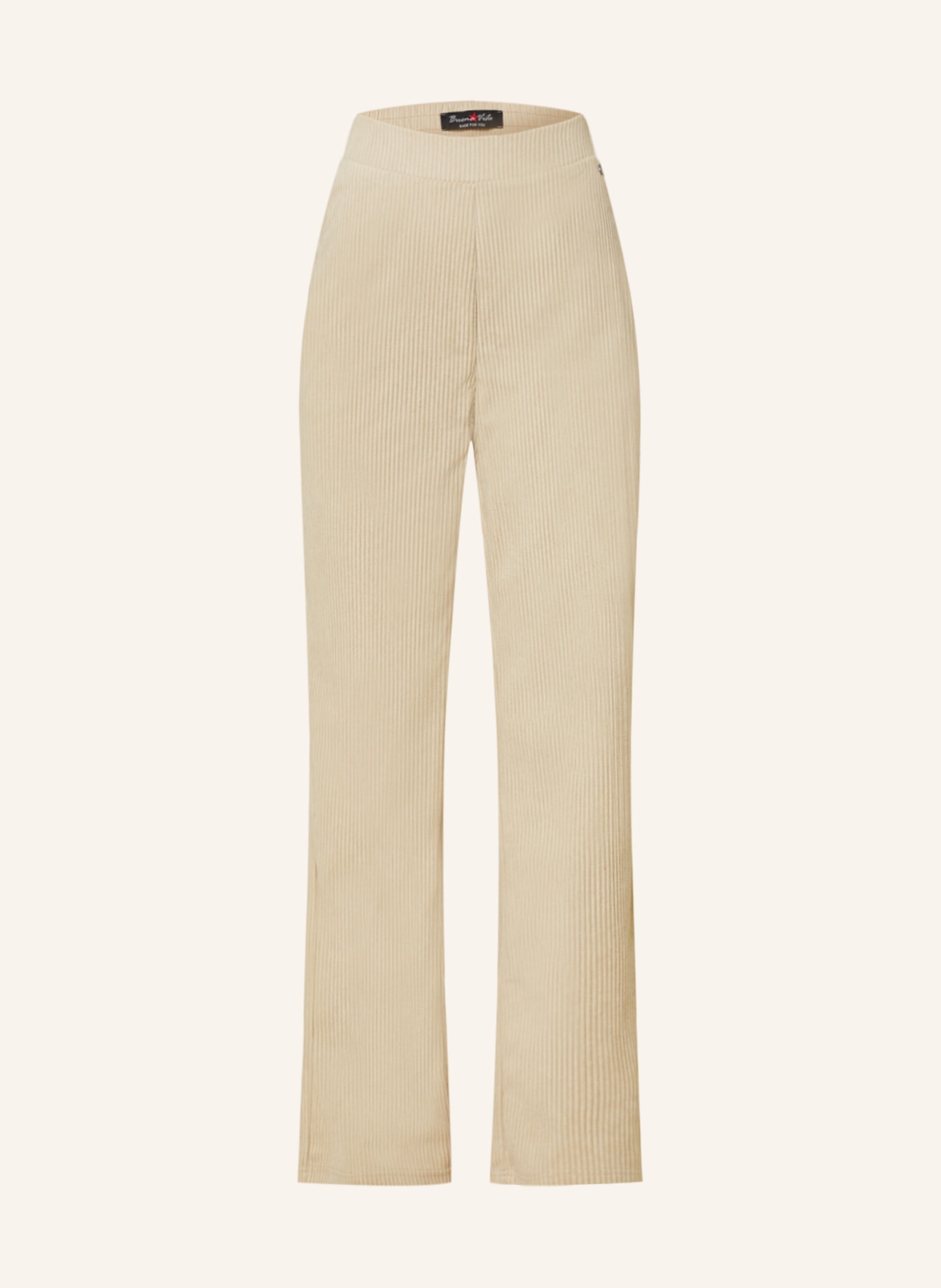 Buena Vista Spodnie sztruksowe LISA, Kolor: KREMOWY (Obrazek 1)