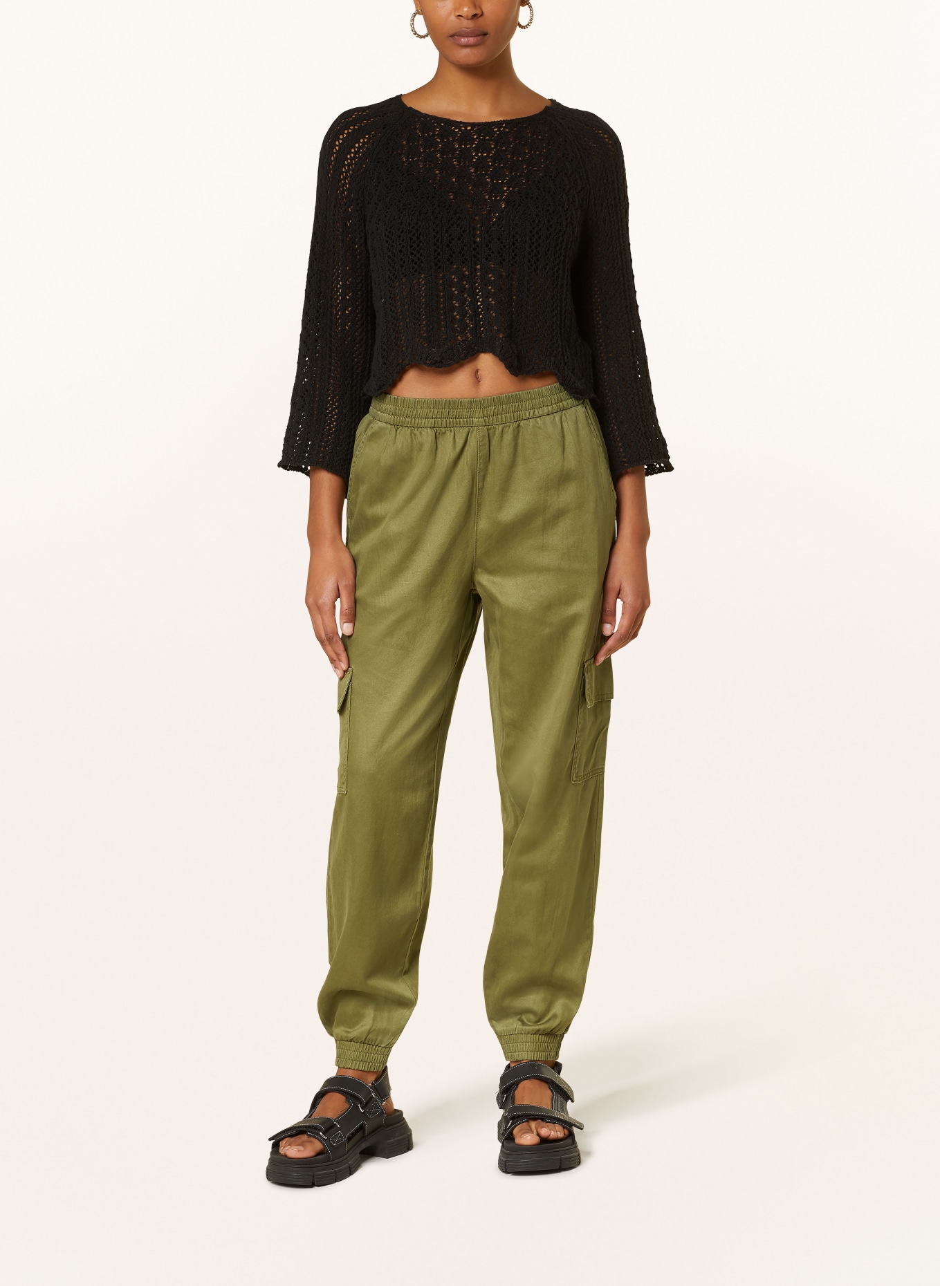 ONLY Cargo pants, Color: OLIVE (Image 2)