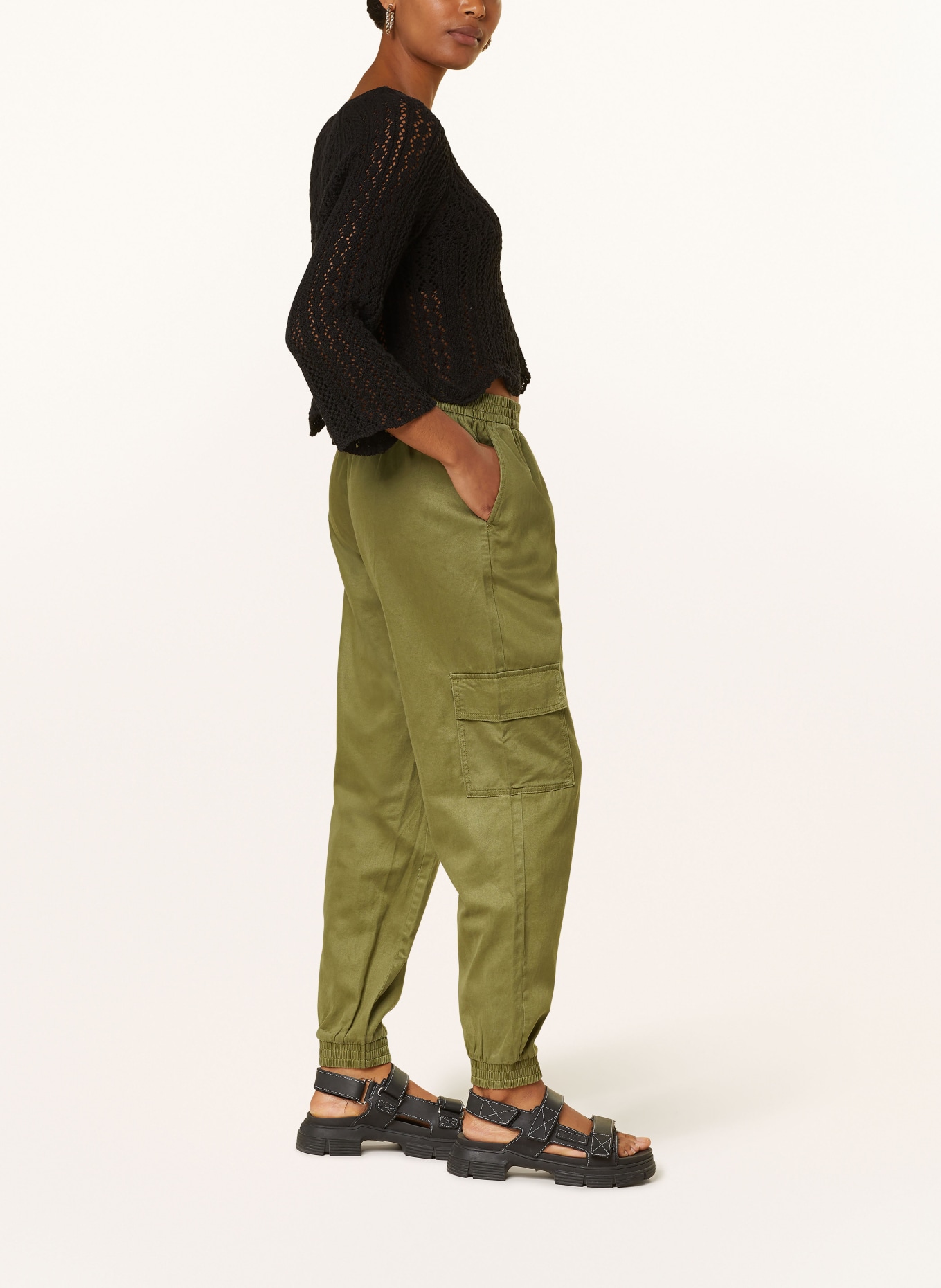 ONLY Cargo pants, Color: OLIVE (Image 4)