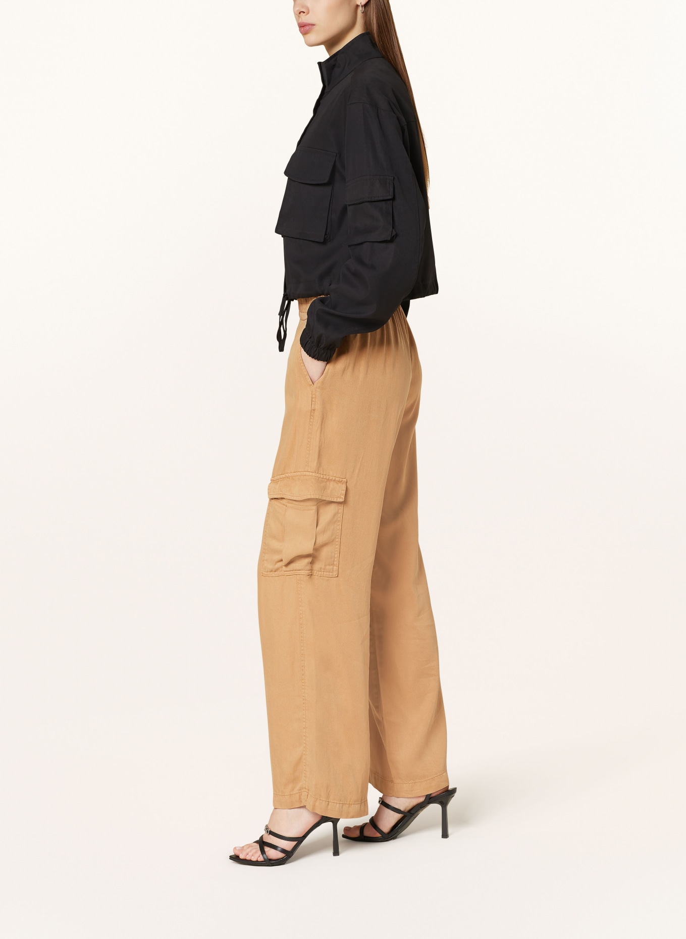 ONLY Cargo pants, Color: CAMEL (Image 4)