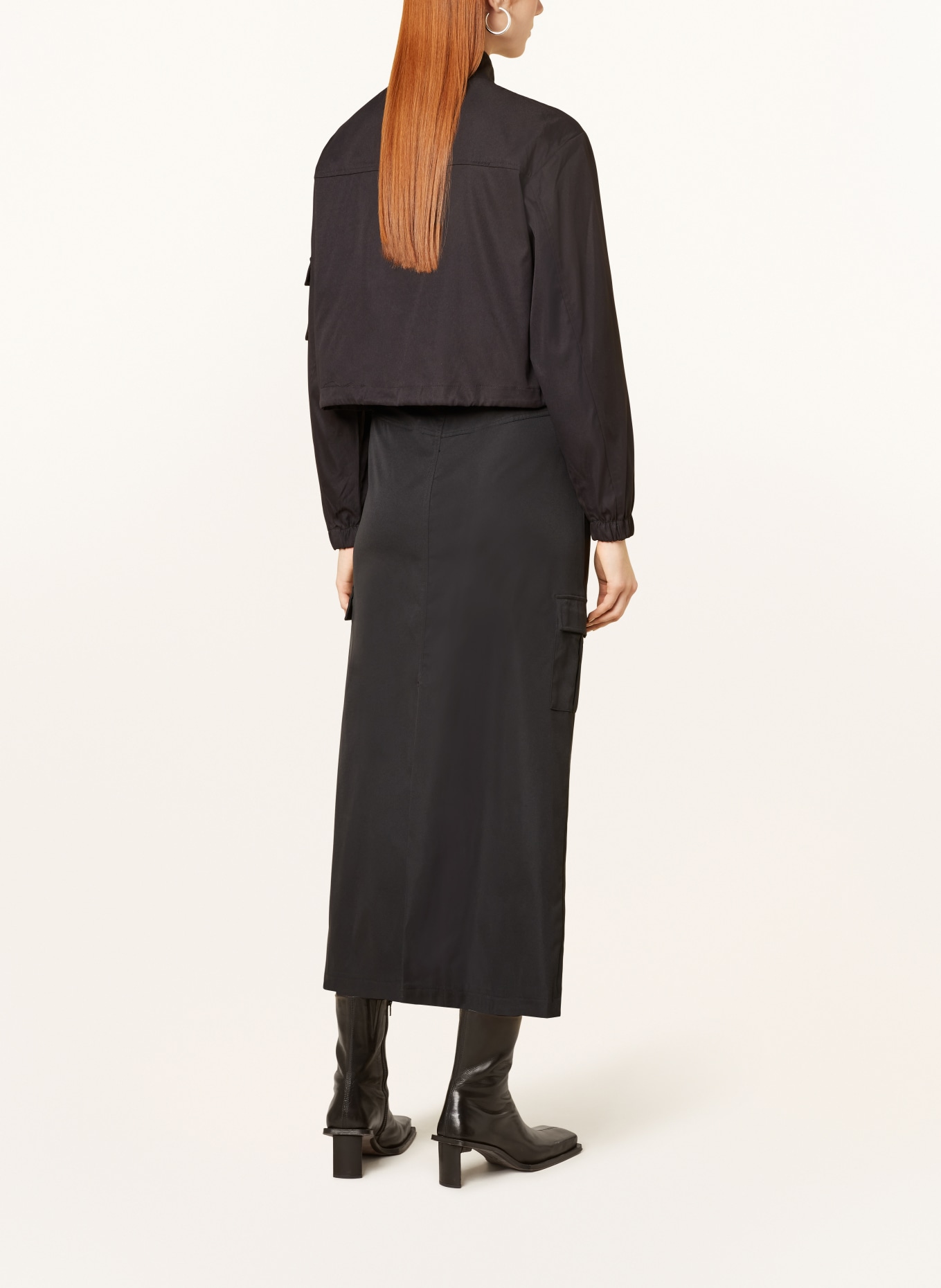 ONLY Cropped overshirt, Color: BLACK (Image 3)