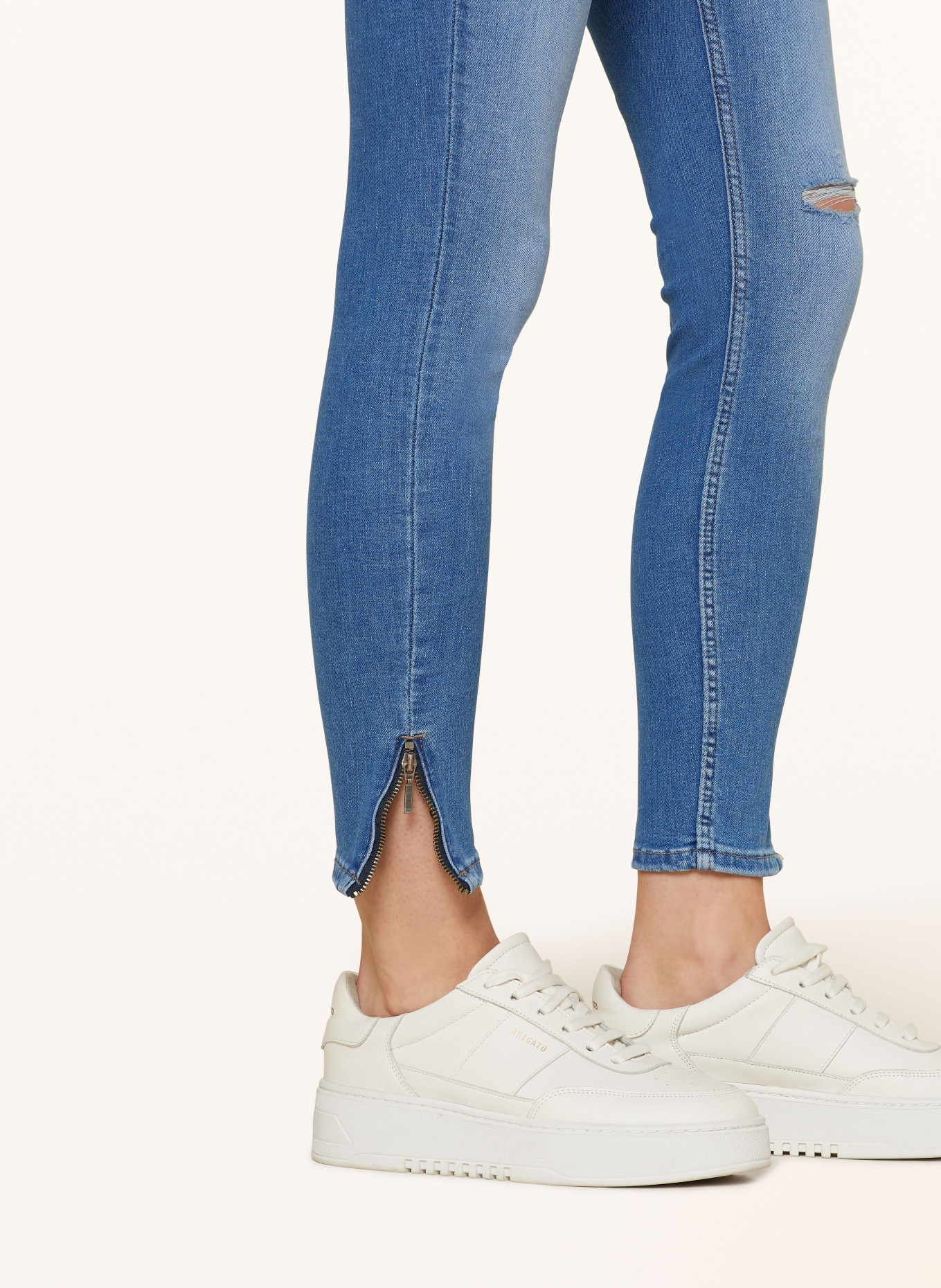 ONLY Skinny jeans, Color: light medium blue denim (Image 6)