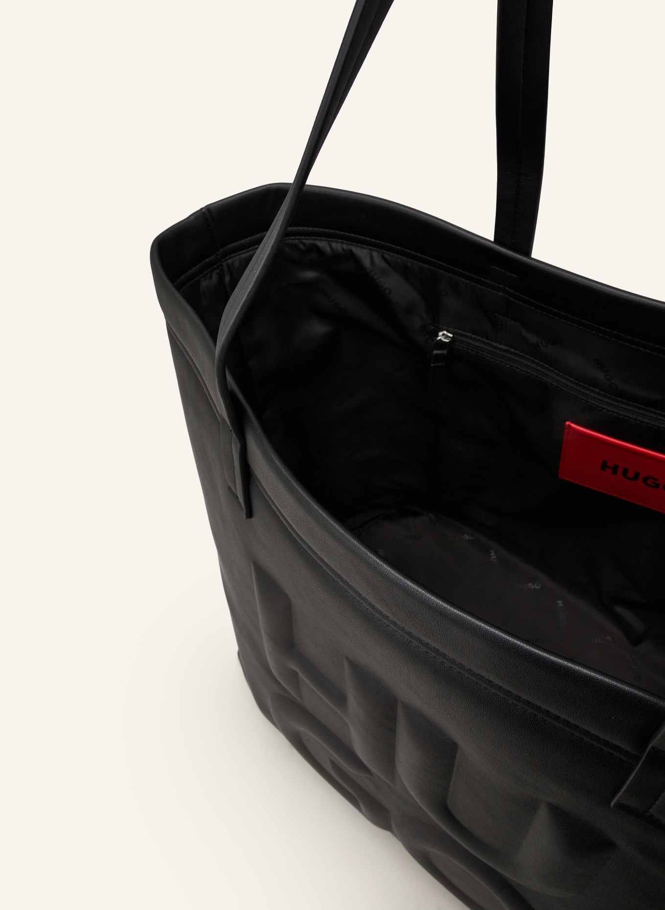 HUGO Shopper BEL with pouch, Color: BLACK (Image 3)