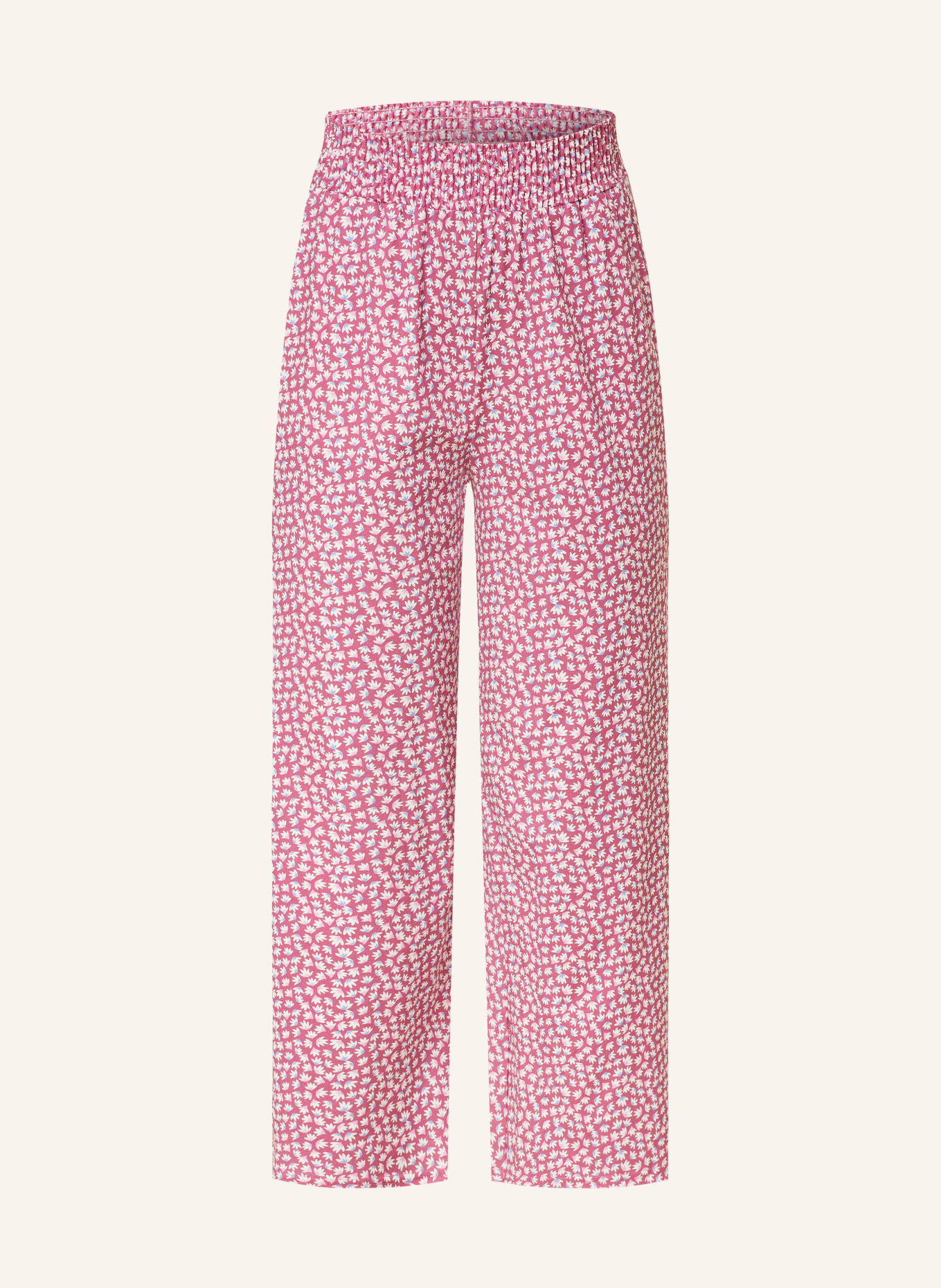 CALIDA 7/8 pajama pants FAVOURITES HARMONY, Color: FUCHSIA/ WHITE/ LIGHT PURPLE (Image 1)