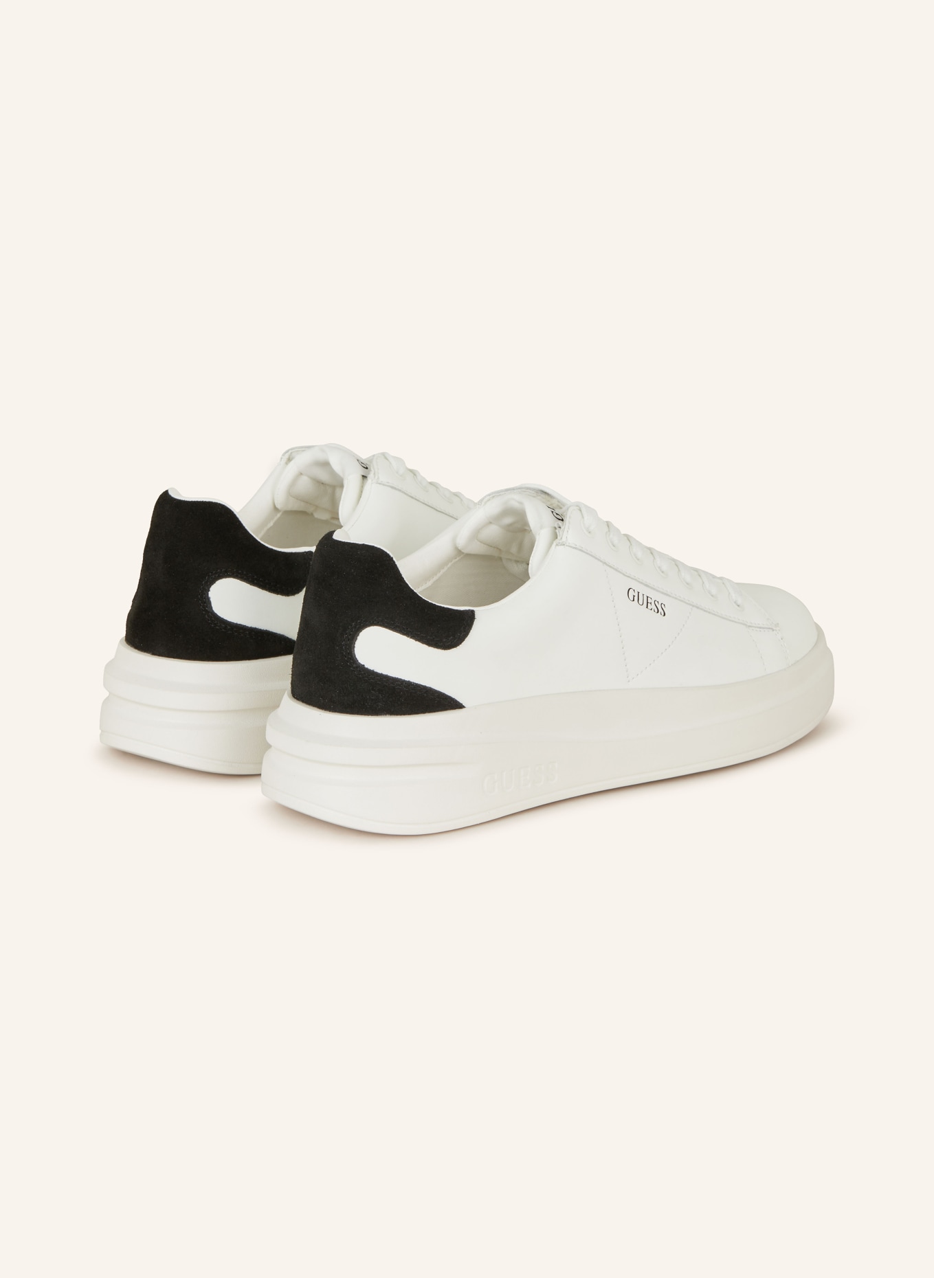 GUESS Sneakers ELBINA, Color: WHITE/ BLACK (Image 2)