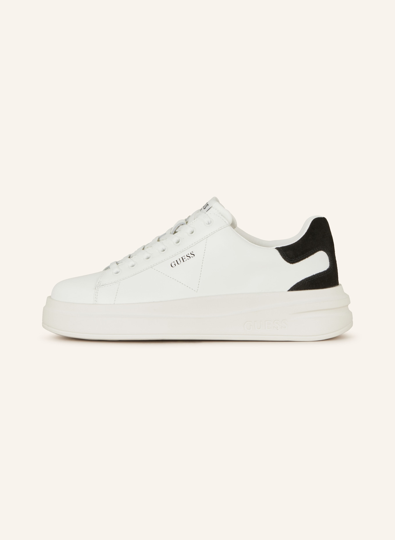 GUESS Sneakers ELBINA, Color: WHITE/ BLACK (Image 4)