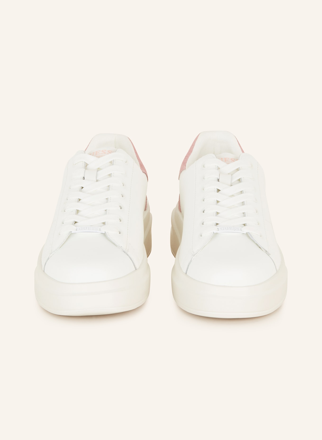 GUESS Sneakers ELBINA, Color: WHITE/ PINK (Image 3)