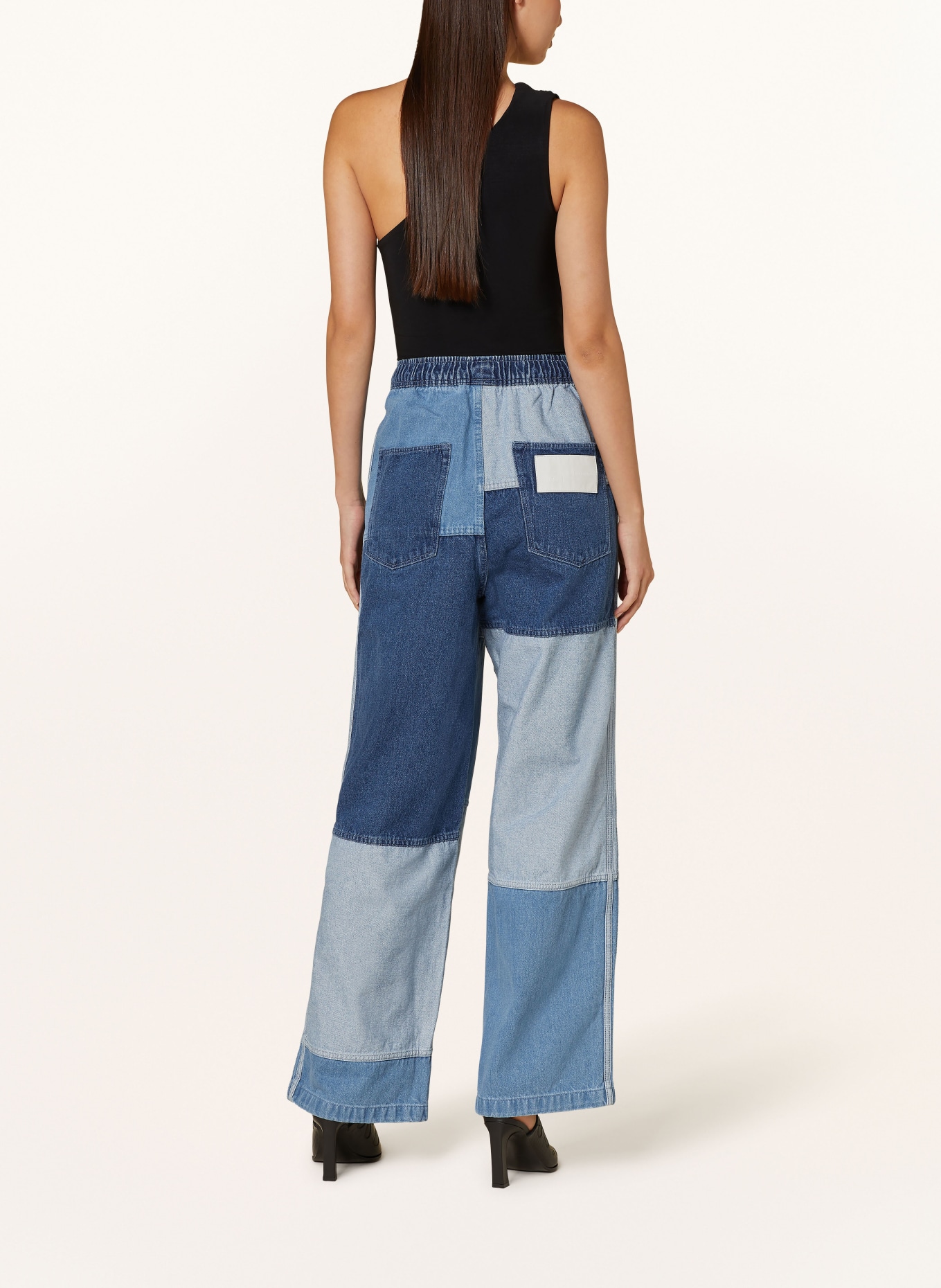 adidas Originals Elasticated waist jeans KSENIASCHNAIDER, Color: LGHDEN (Image 3)
