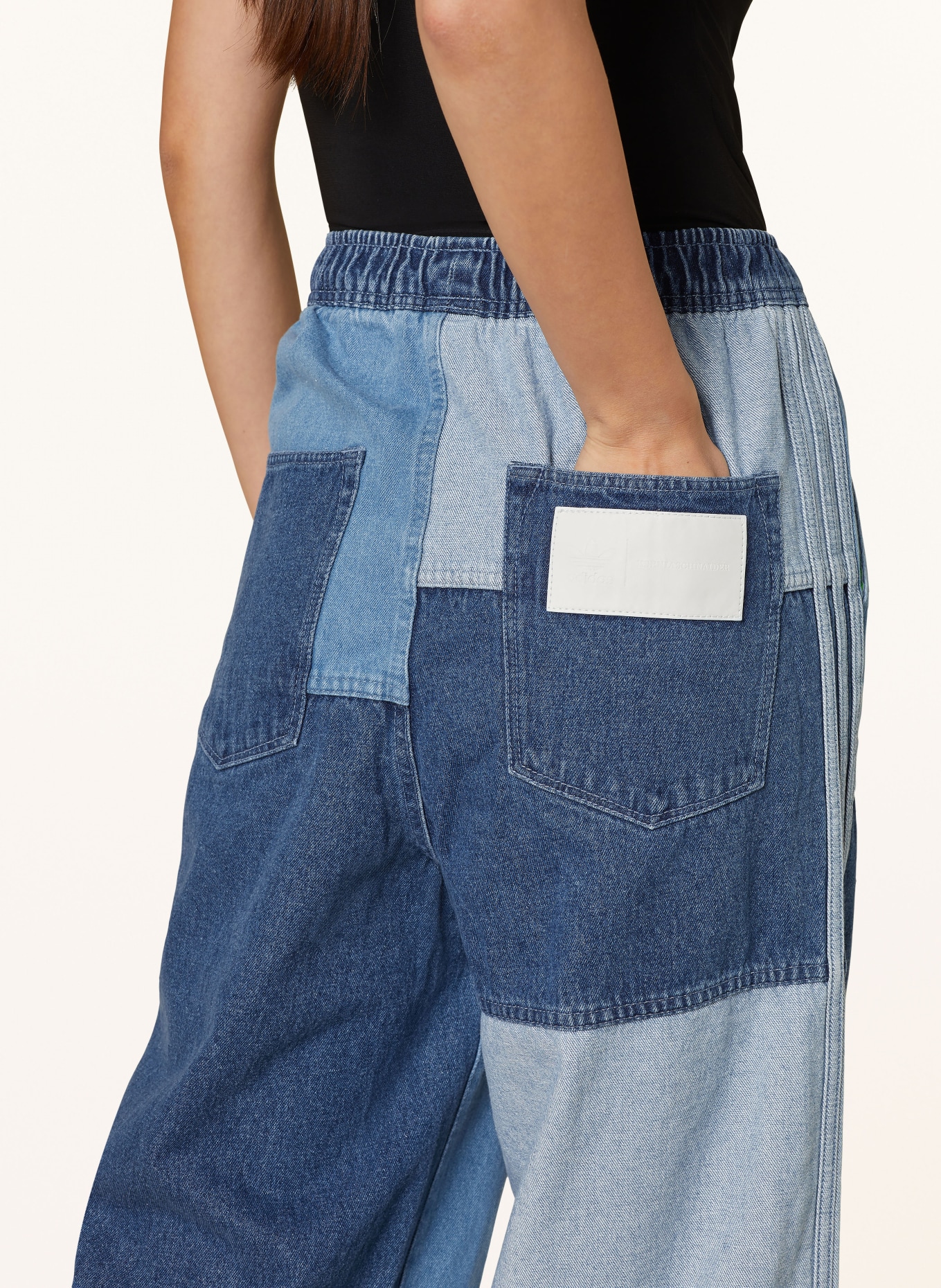 adidas Originals Elasticated waist jeans KSENIASCHNAIDER, Color: LGHDEN (Image 5)