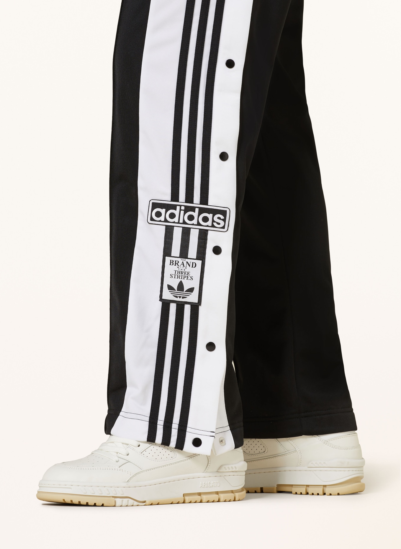 adidas Originals Track pants ADIBREAK in black/ white
