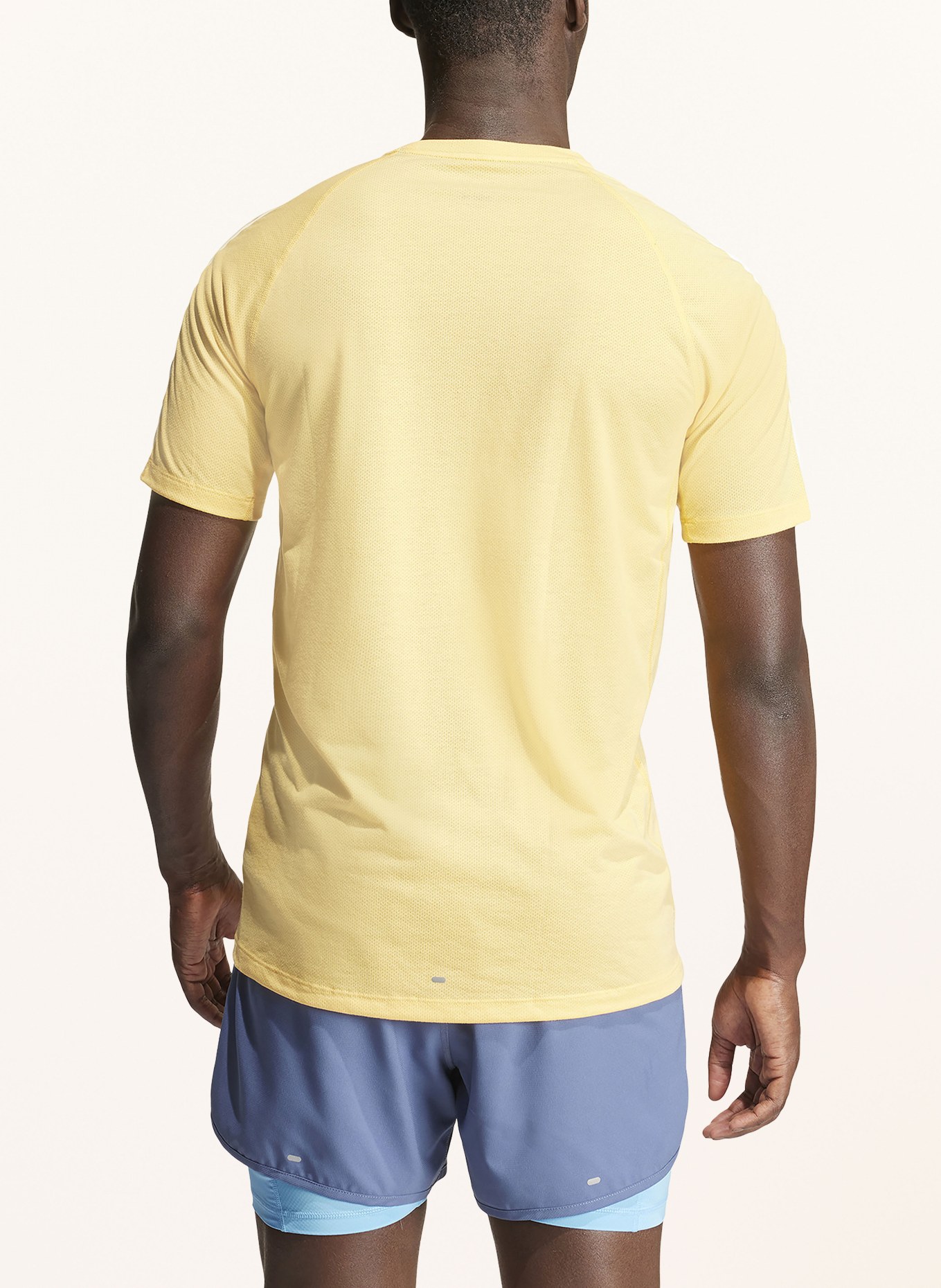 adidas Running shirt OWN THE RUN, Color: YELLOW (Image 3)