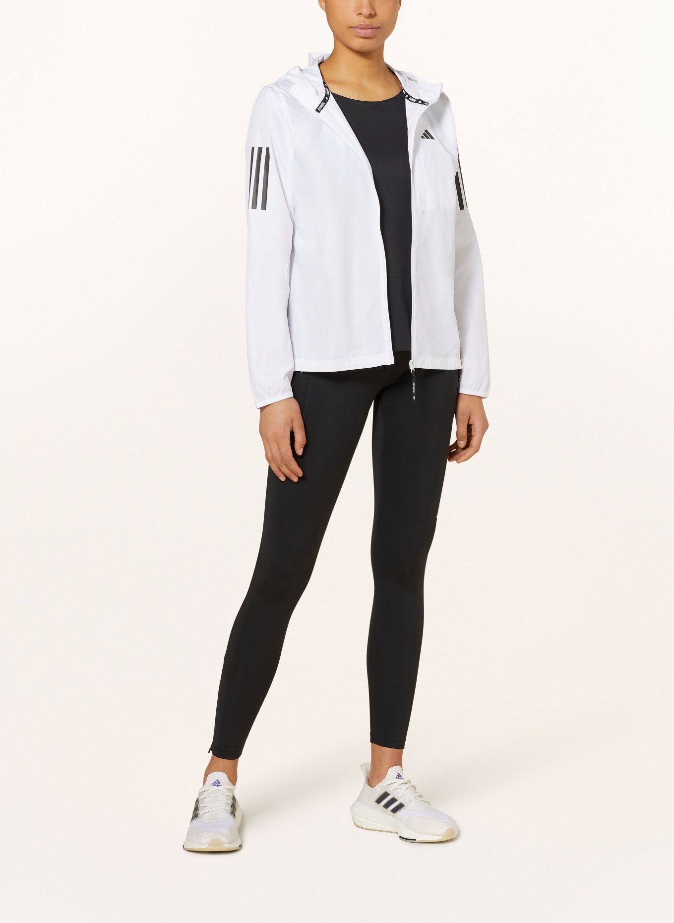 adidas Running jacket OWN THE RUN, Color: WHITE (Image 2)