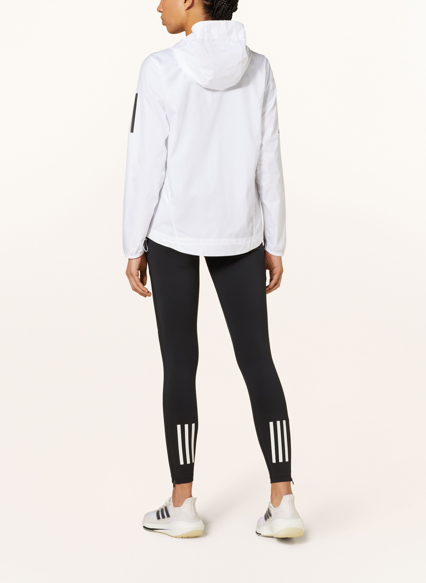 adidas Running jacket OWN THE RUN, Color: WHITE (Image 3)