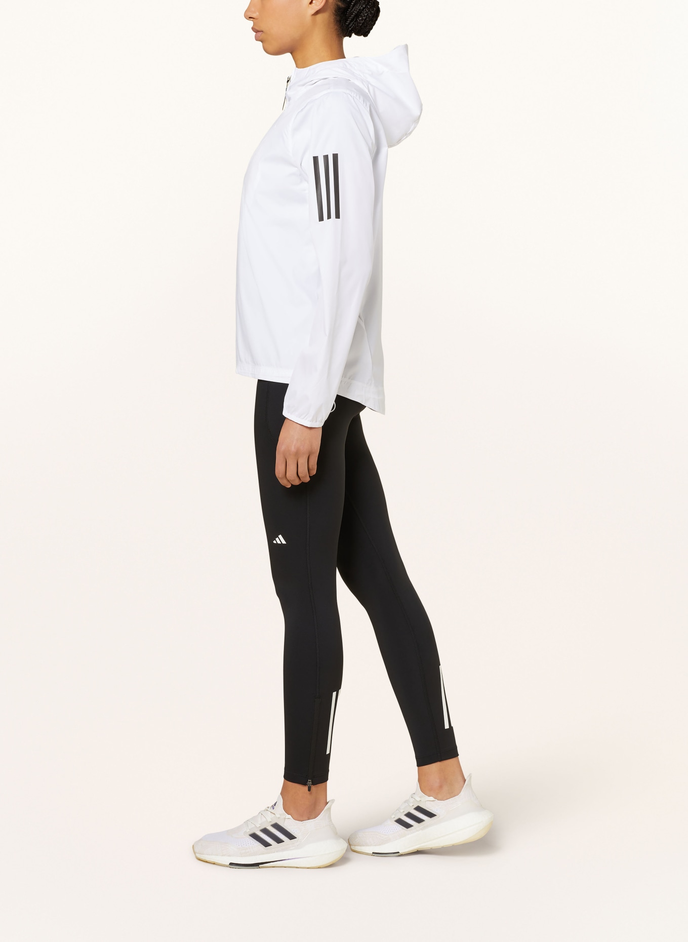 adidas Running jacket OWN THE RUN, Color: WHITE (Image 4)