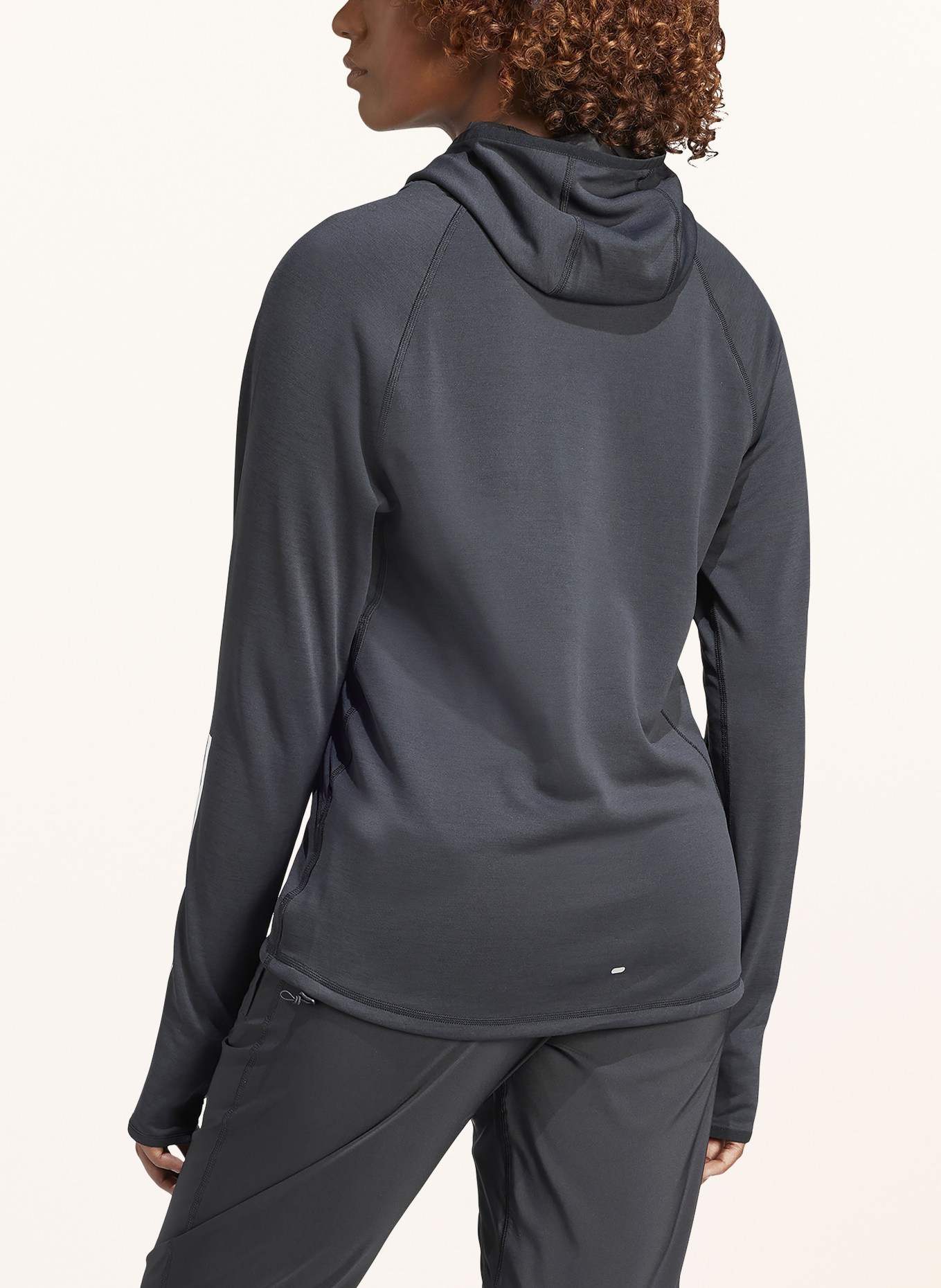 adidas Hoodie OWN THE RUN, Color: BLACK (Image 3)
