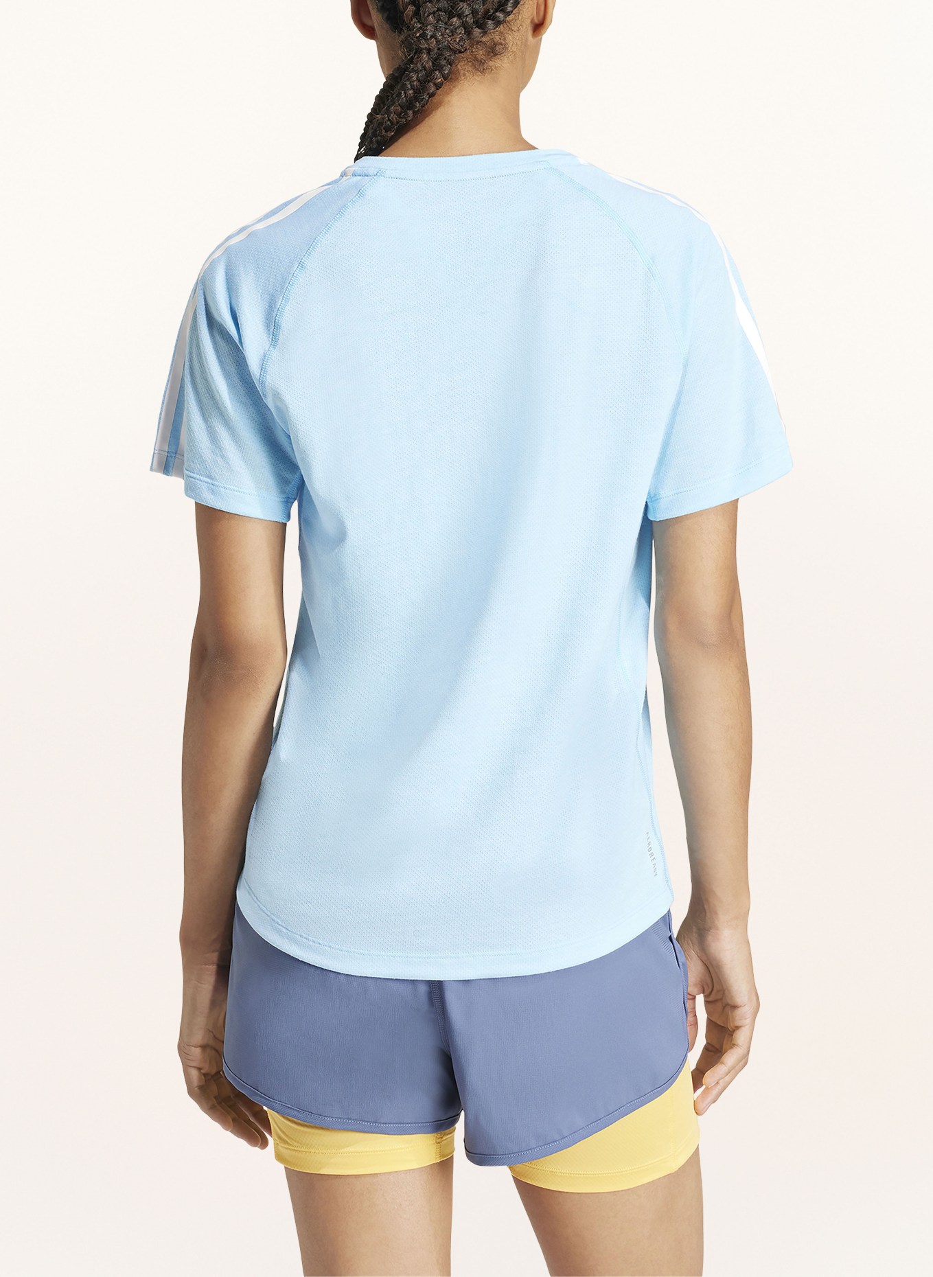 adidas Running shirt OWN THE RUN, Color: LIGHT BLUE (Image 3)