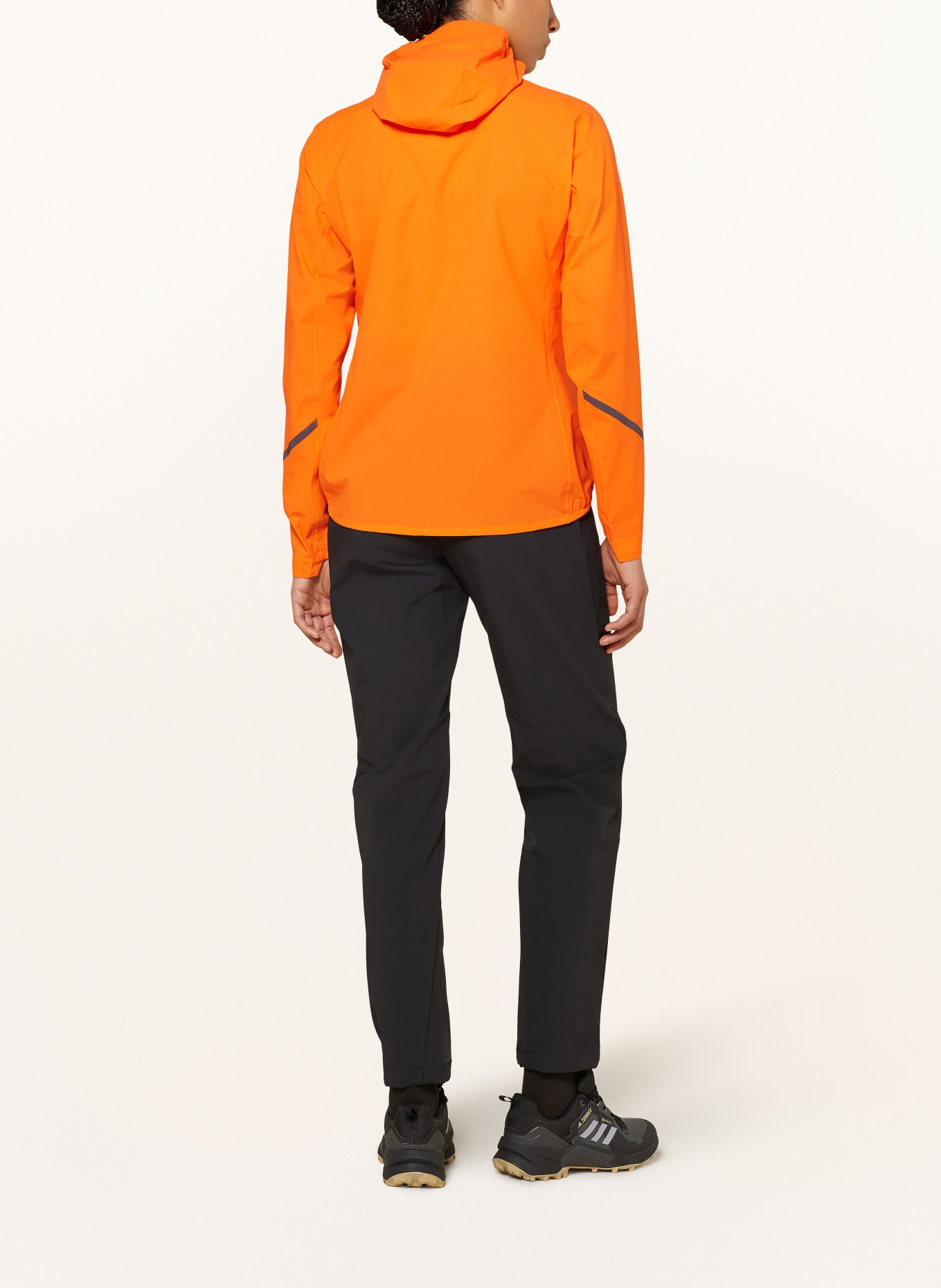 adidas Laufjacke TERREX XPERIOR 2.5L LIGHT RAIN.RDY, Farbe: ORANGE (Bild 3)