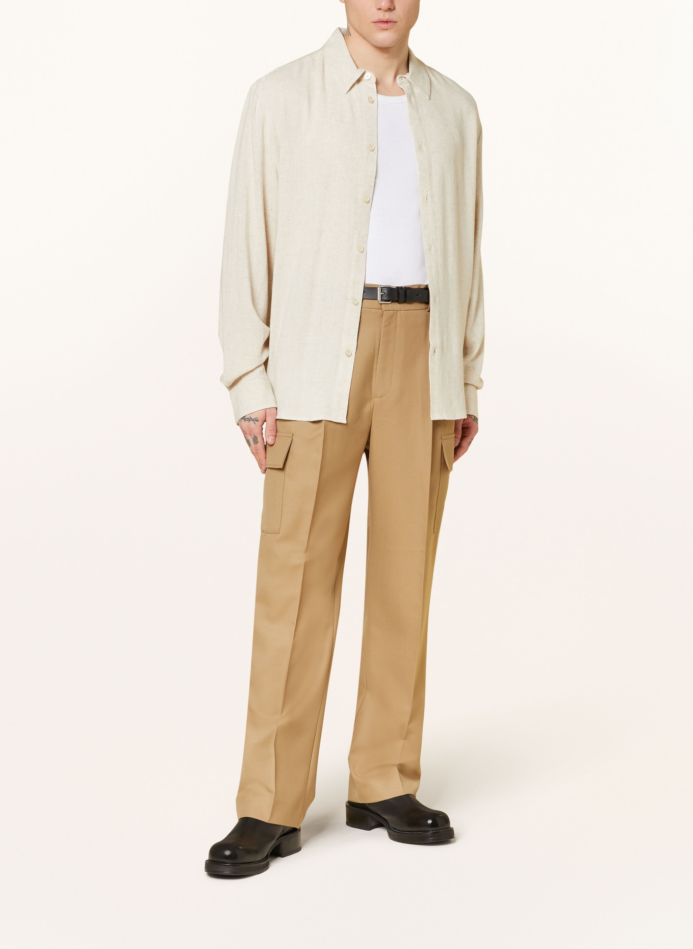 HOLZWEILER Shirt ELJA comfort fit with linen, Color: ECRU (Image 2)