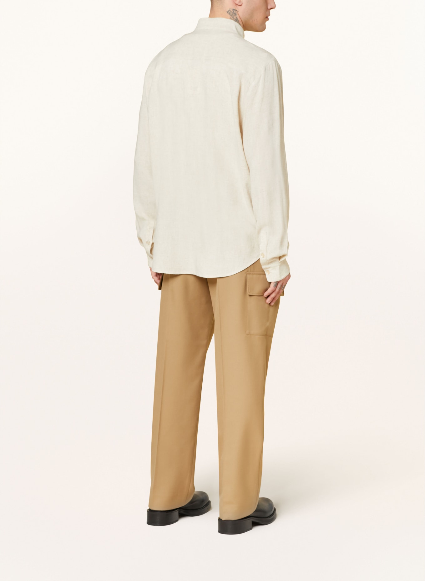 HOLZWEILER Shirt ELJA comfort fit with linen, Color: ECRU (Image 3)