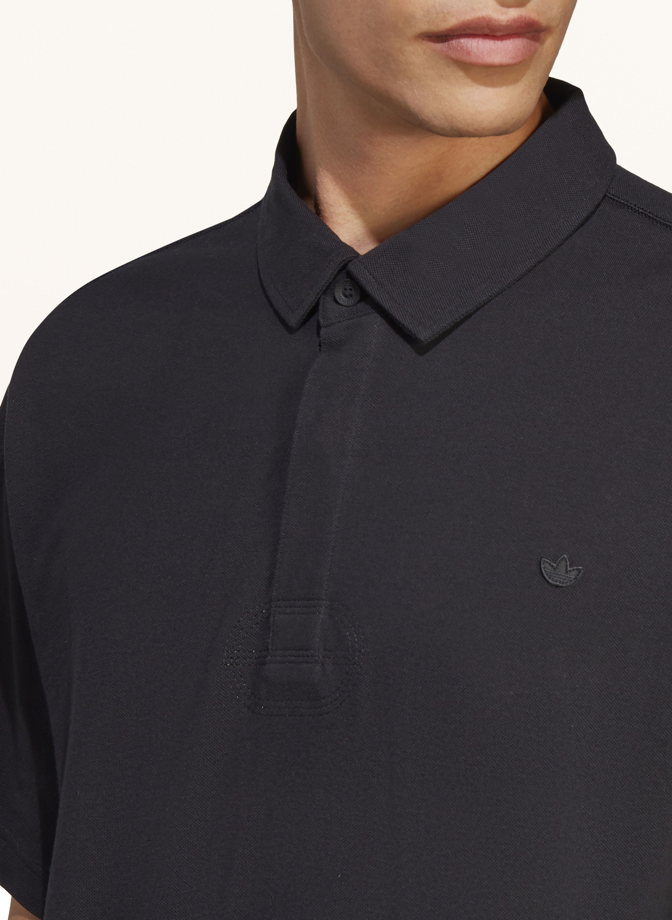 adidas Originals Piqué polo shirt, Color: BLACK (Image 4)