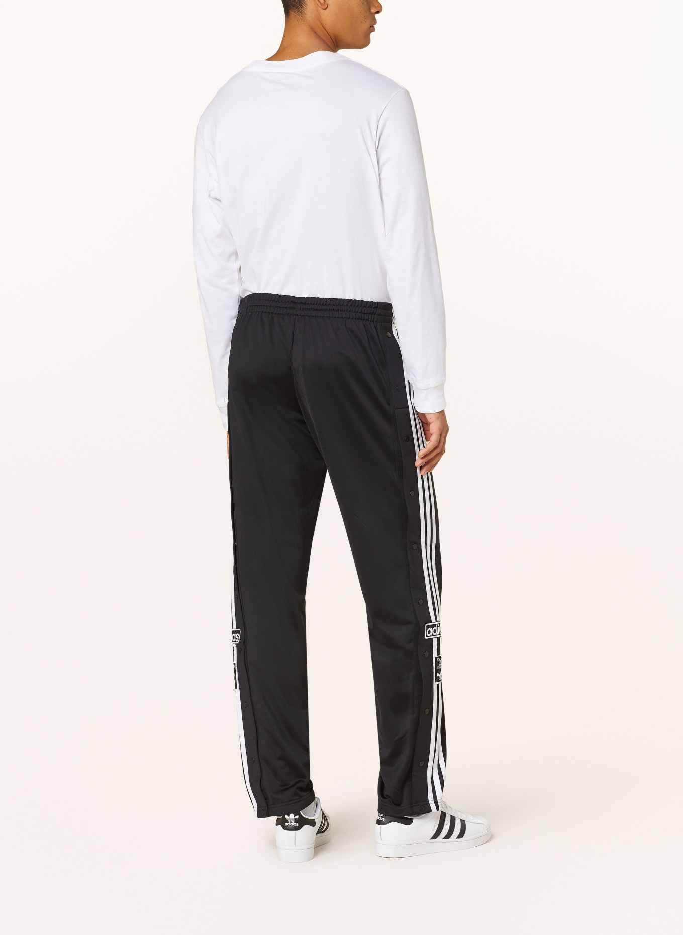 adidas Originals Track pants ADIBREAK, Color: BLACK/ WHITE (Image 3)