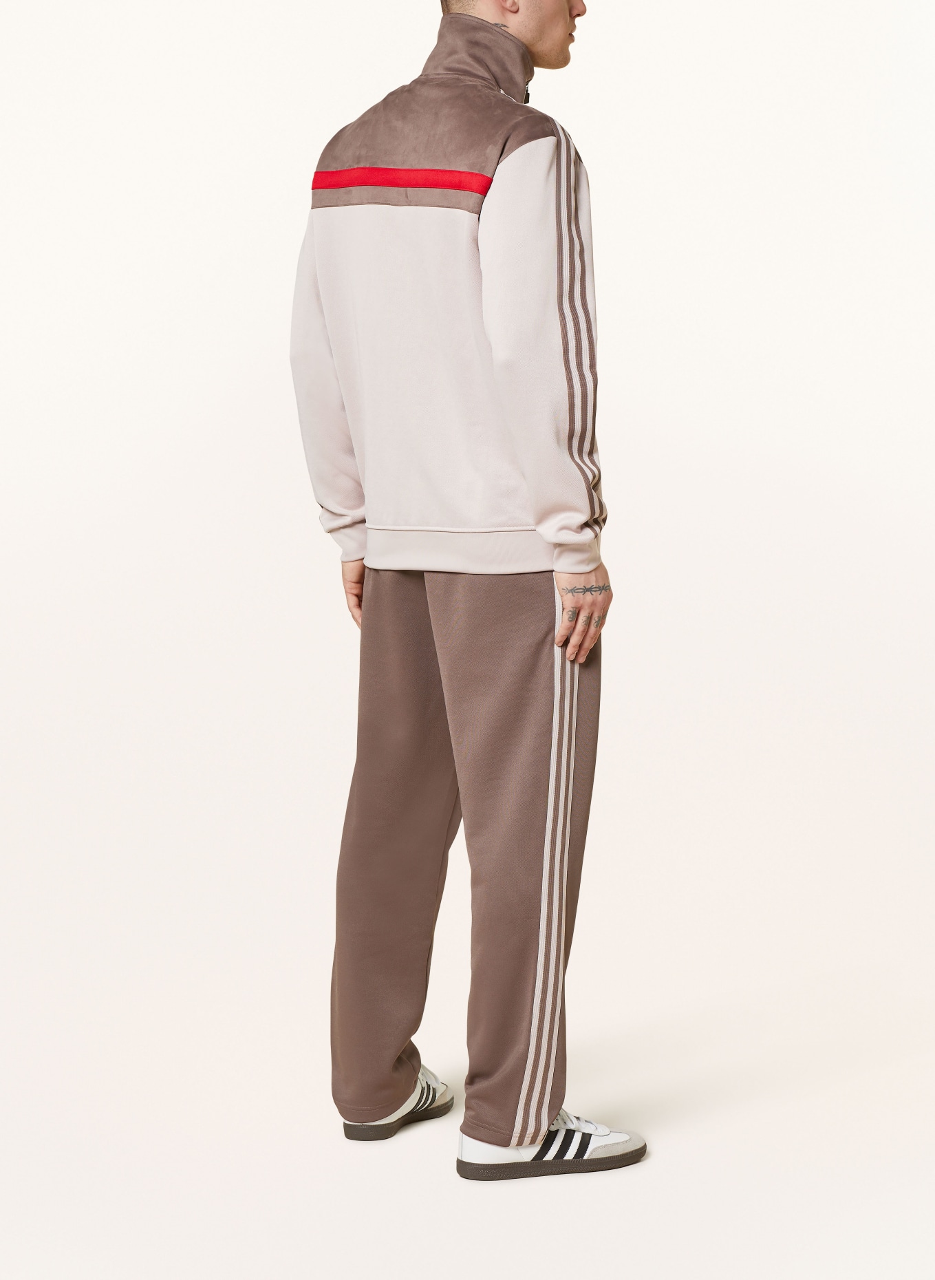 adidas Originals Sweat jacket PREMIUM ORIGINALS, Color: LIGHT BROWN/ BROWN (Image 3)
