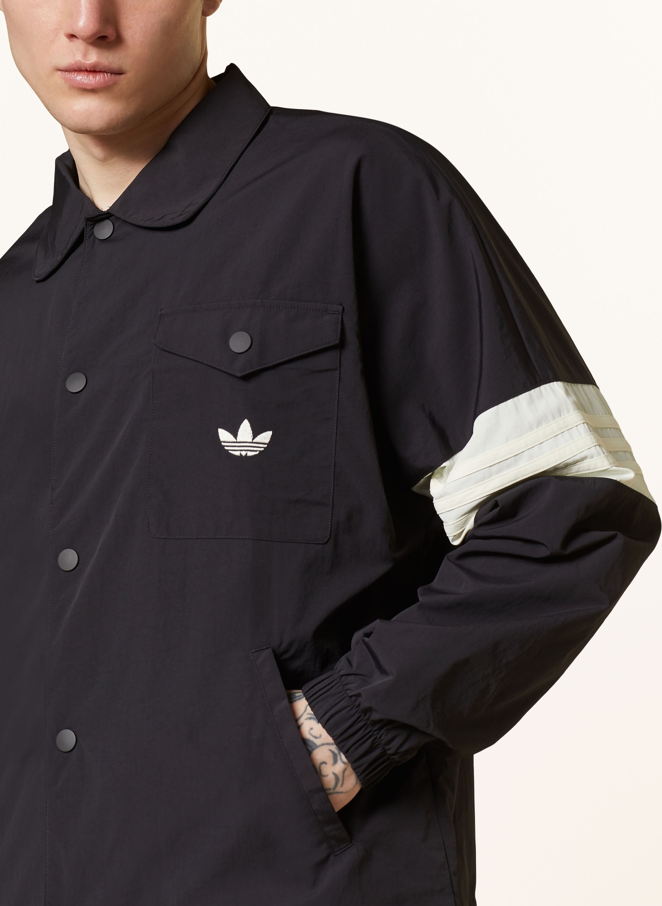 adidas Originals Training jacket, Color: BLACK/ WHITE (Image 4)