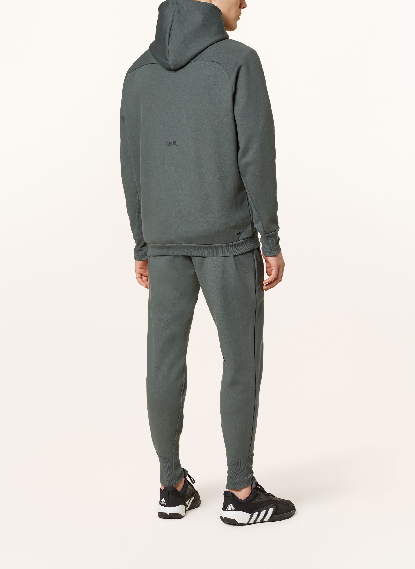 adidas Sweat jacket Z.N.E. WINTERIZED, Color: DARK GREEN (Image 3)