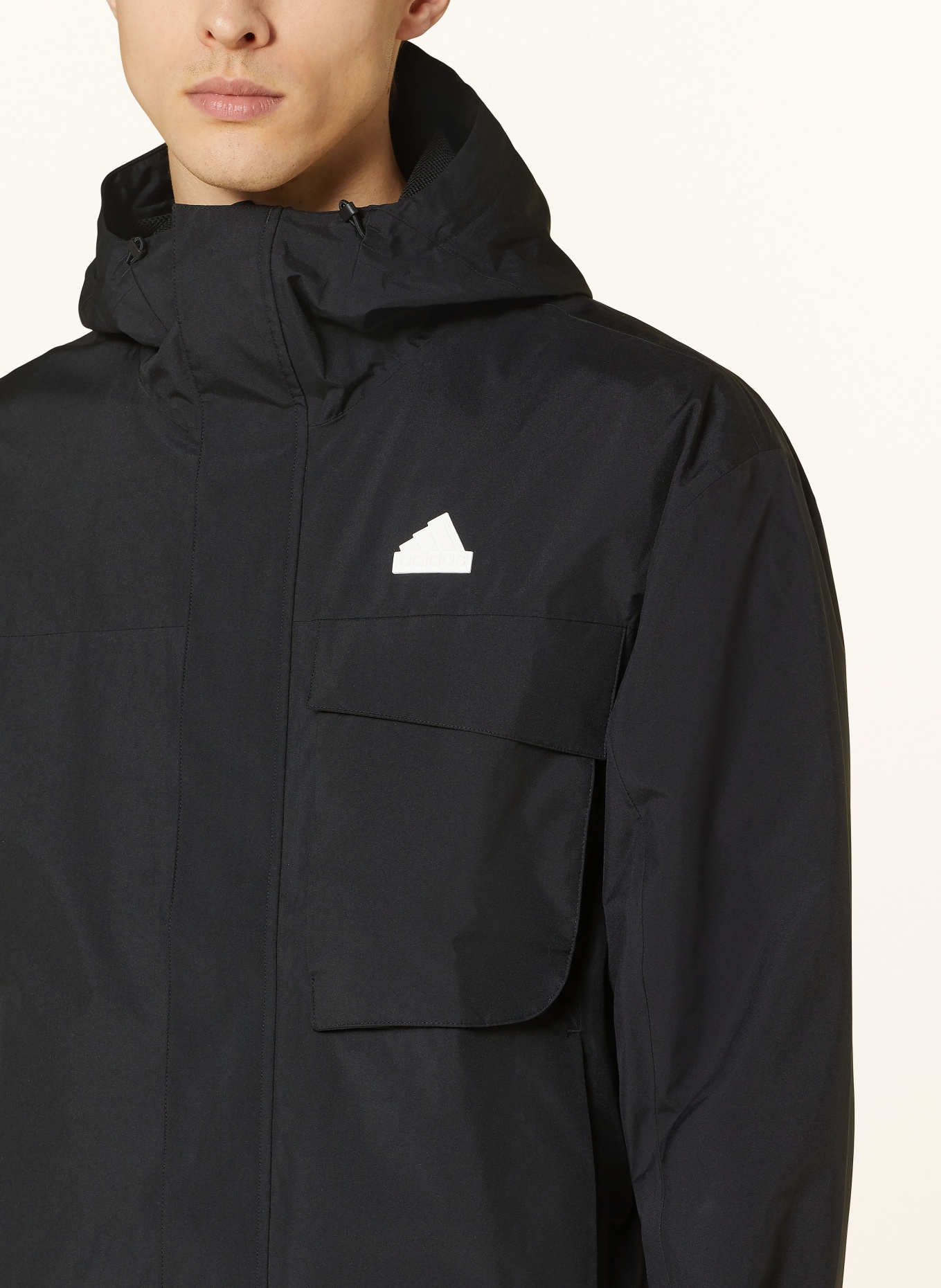 adidas Outdoor jacket CITY ESCAPE RAIN, Color: BLACK (Image 5)