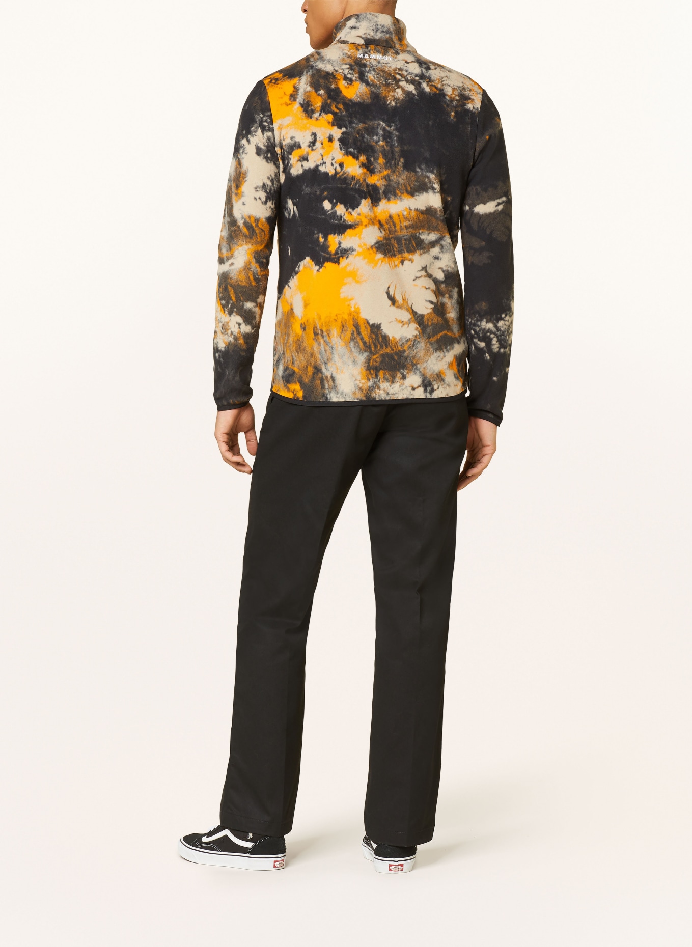 MAMMUT Fleece jacket INNOMINATA LIGHT ML, Color: BLACK/ NEON ORANGE/ BEIGE (Image 3)