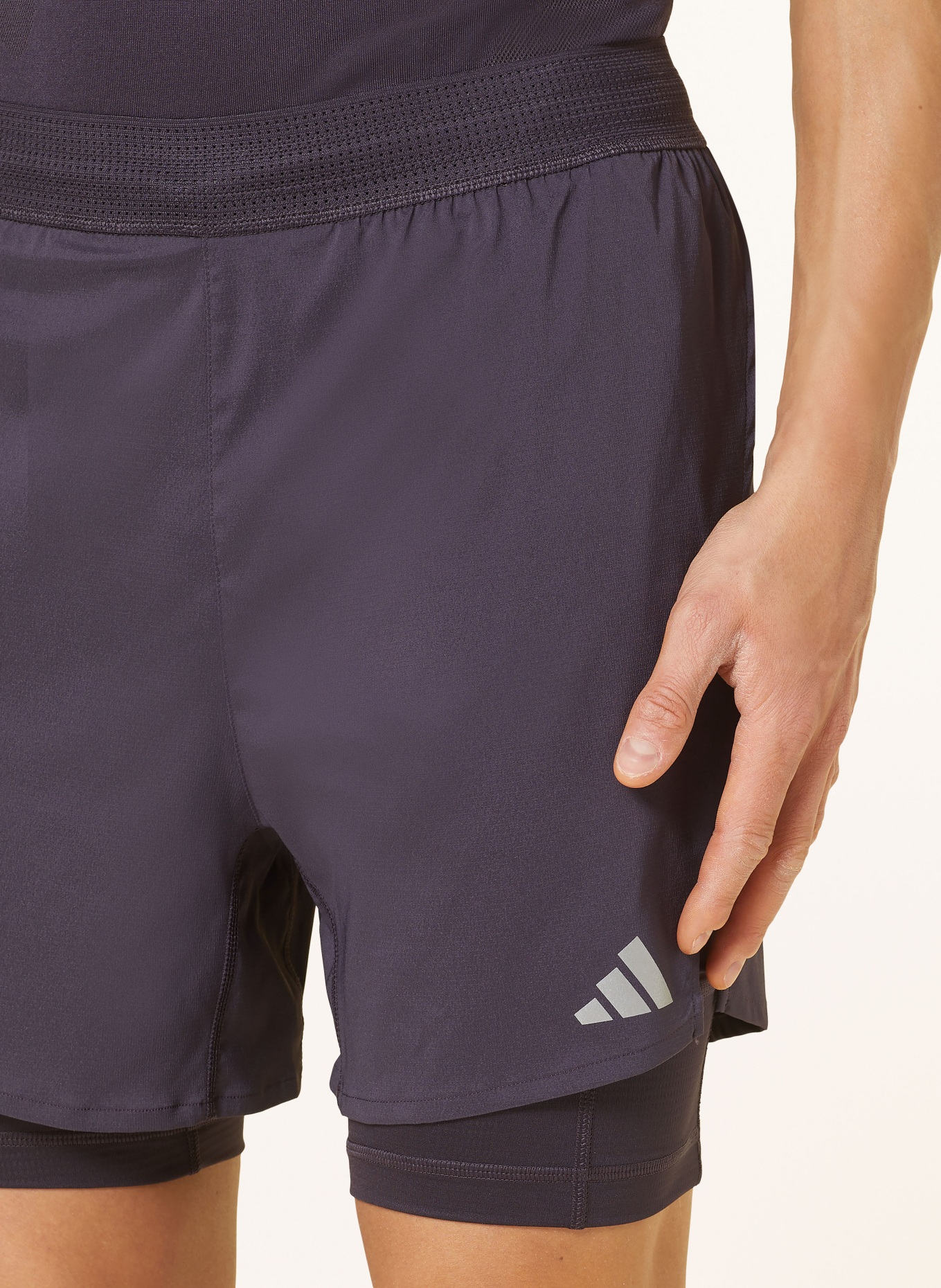 adidas 2-in-1 training shorts HIIT HEAT.RDY, Color: DARK GRAY (Image 5)