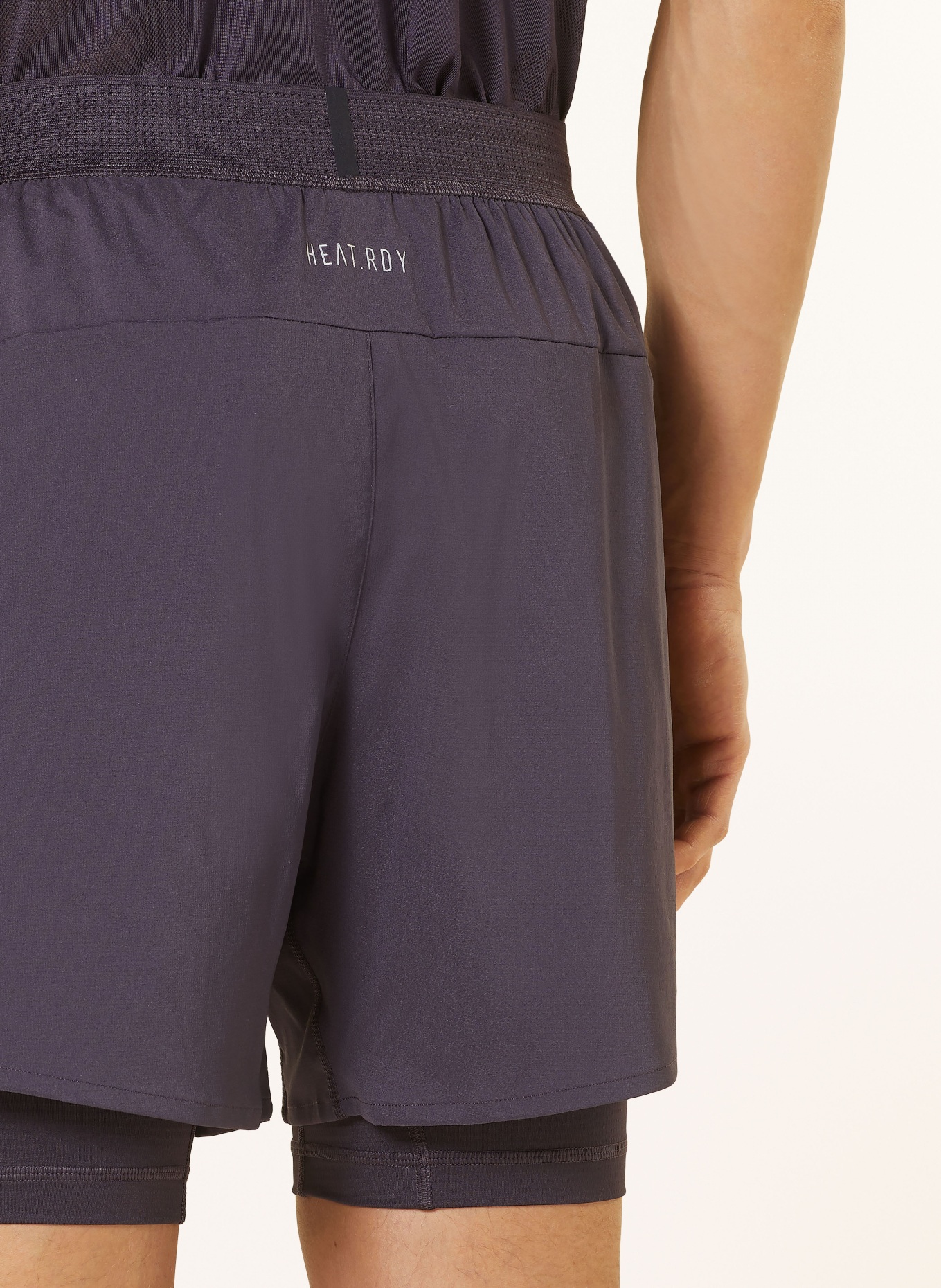 adidas 2-in-1 training shorts HIIT HEAT.RDY, Color: DARK GRAY (Image 6)