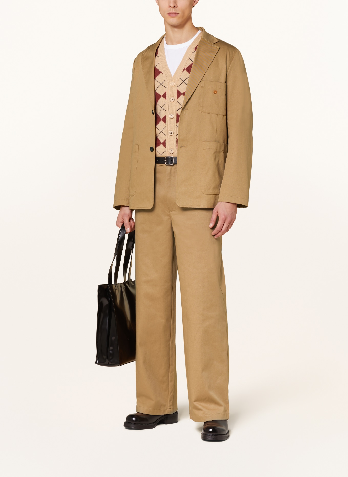 Acne Studios Tailored jacket regular fit, Color: CAMEL (Image 2)