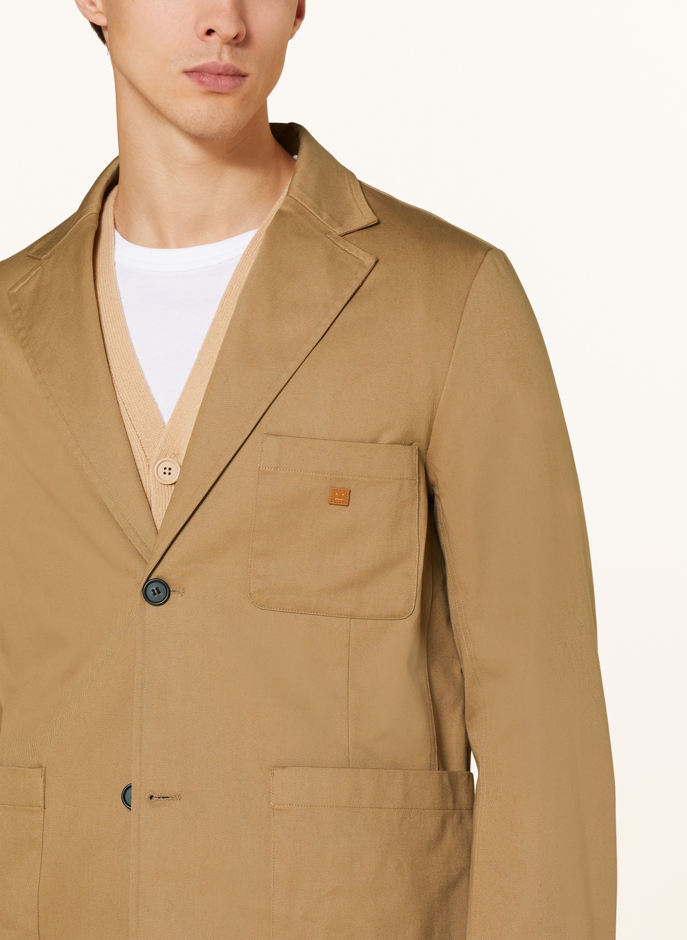 Acne Studios Tailored jacket regular fit, Color: CAMEL (Image 5)