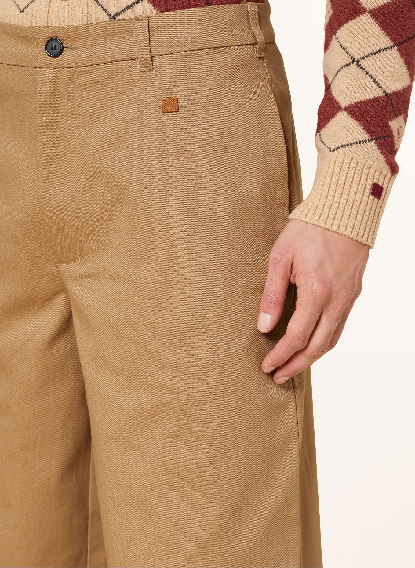 Acne Studios Trousers, Color: CAMEL BROWN (Image 6)
