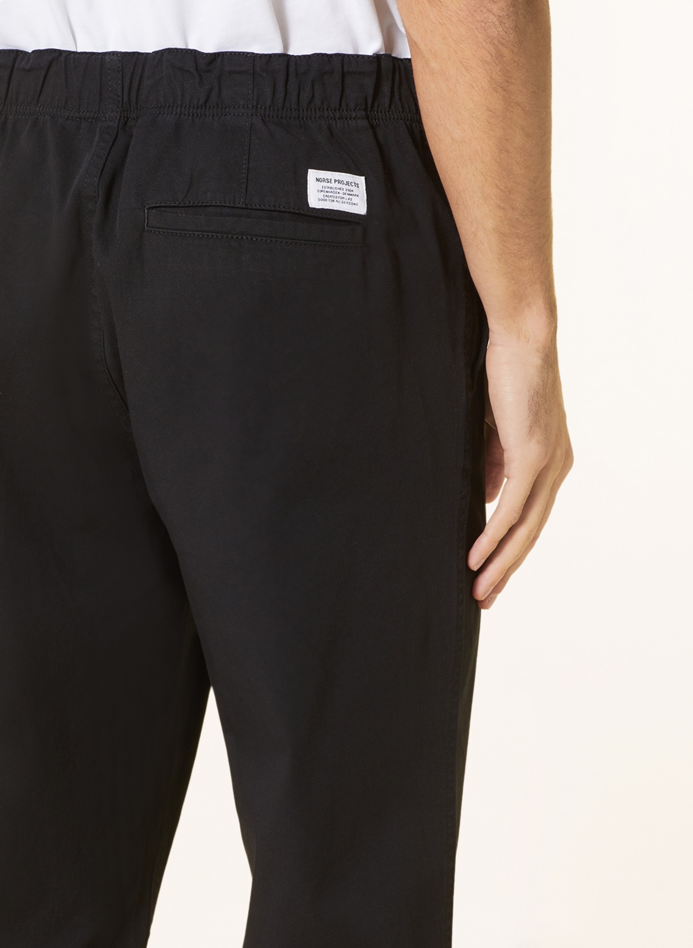 NORSE PROJECTS Trousers EZRA relaxed fit, Color: BLACK (Image 5)